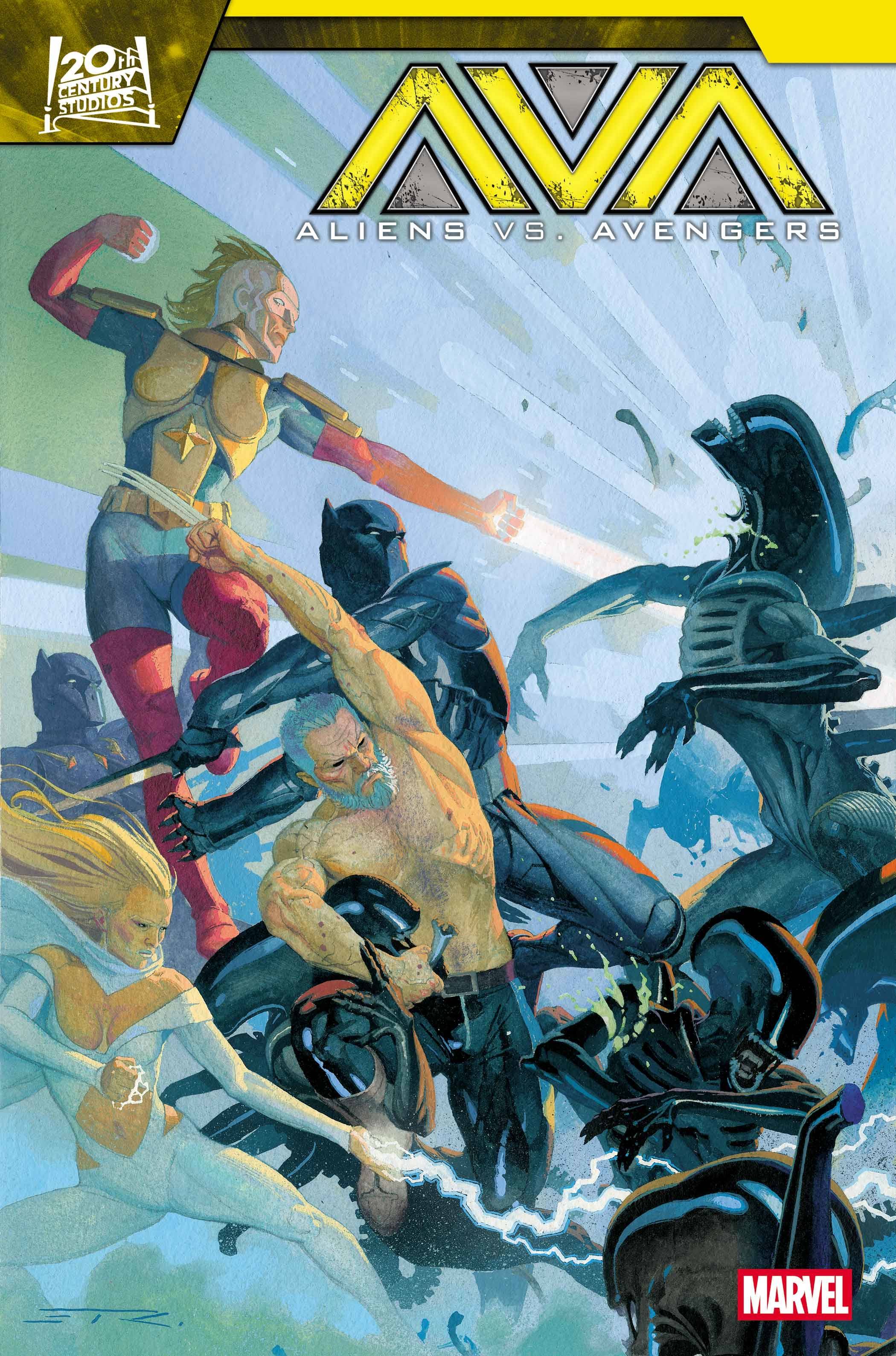 Marvel  Comics - Aliens vs Avengers (2024) 004 (Cond. VF-) - 22659