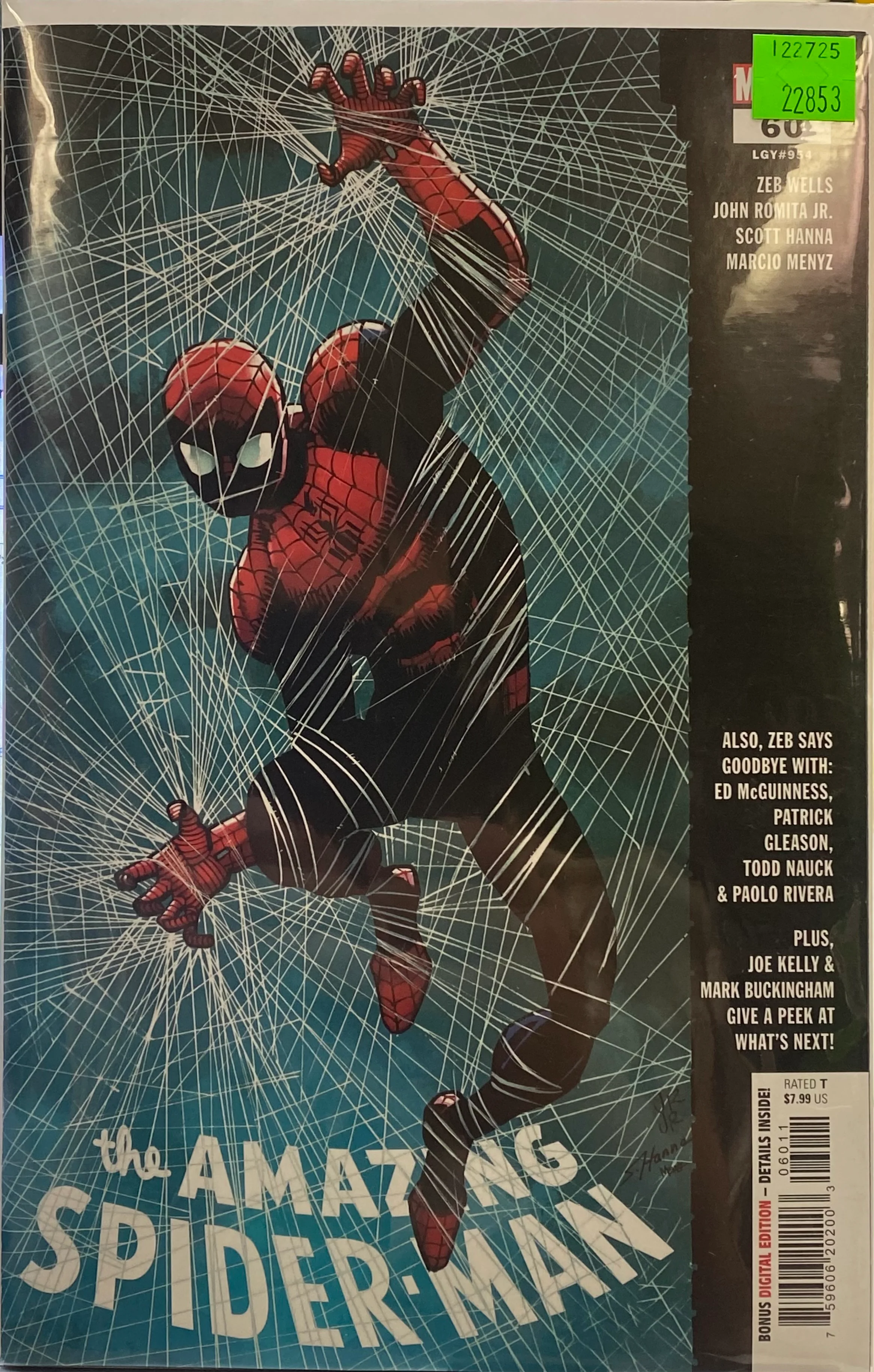 Marvel Comics - Amazing Spider-Man (2022 7th Series) 060 (Cond. VF-) - 22853