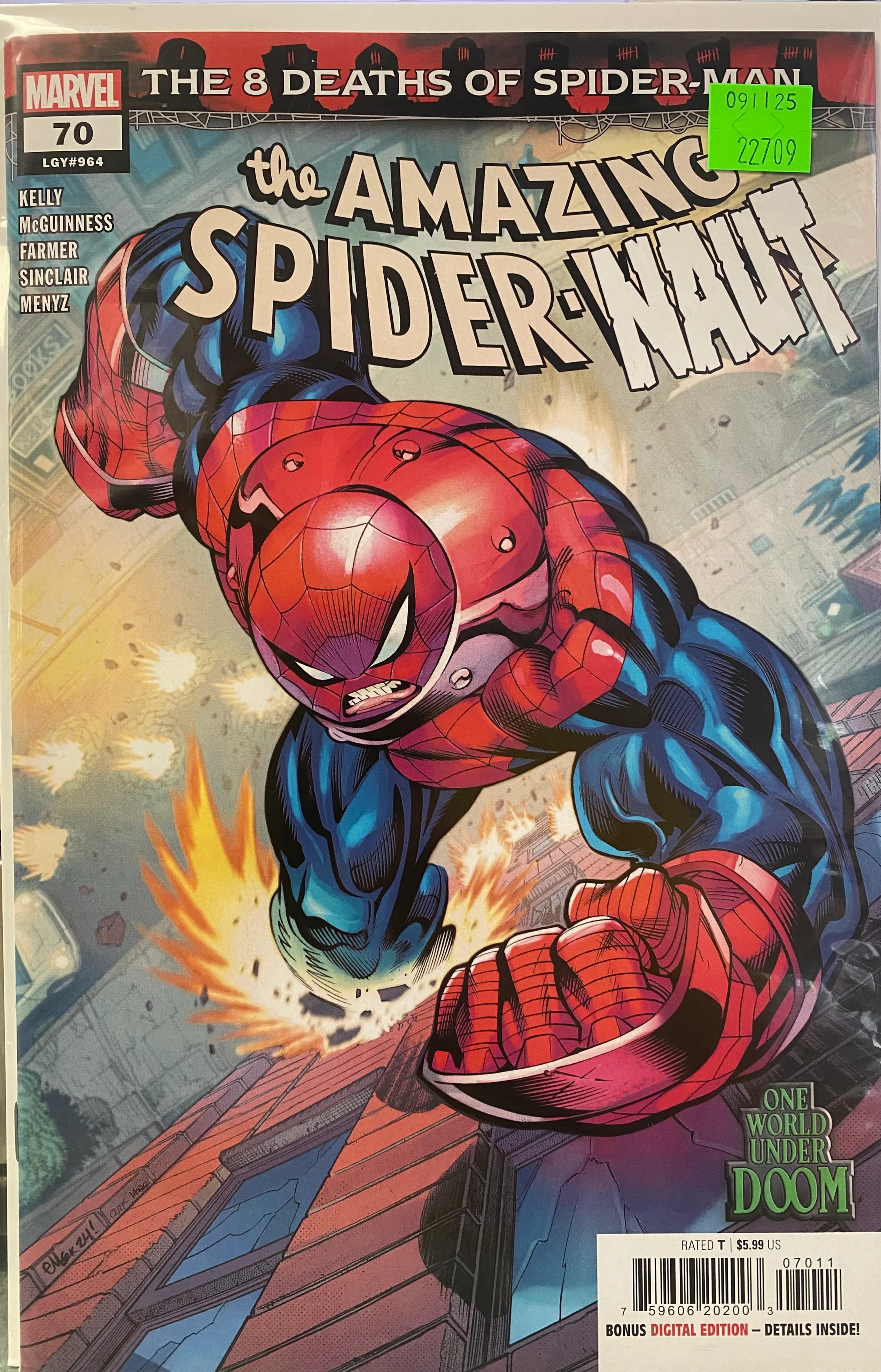 Marvel Comics - Amazing Spider-Man (2022 7th Series) 070 (Cond. VF-) - 22709