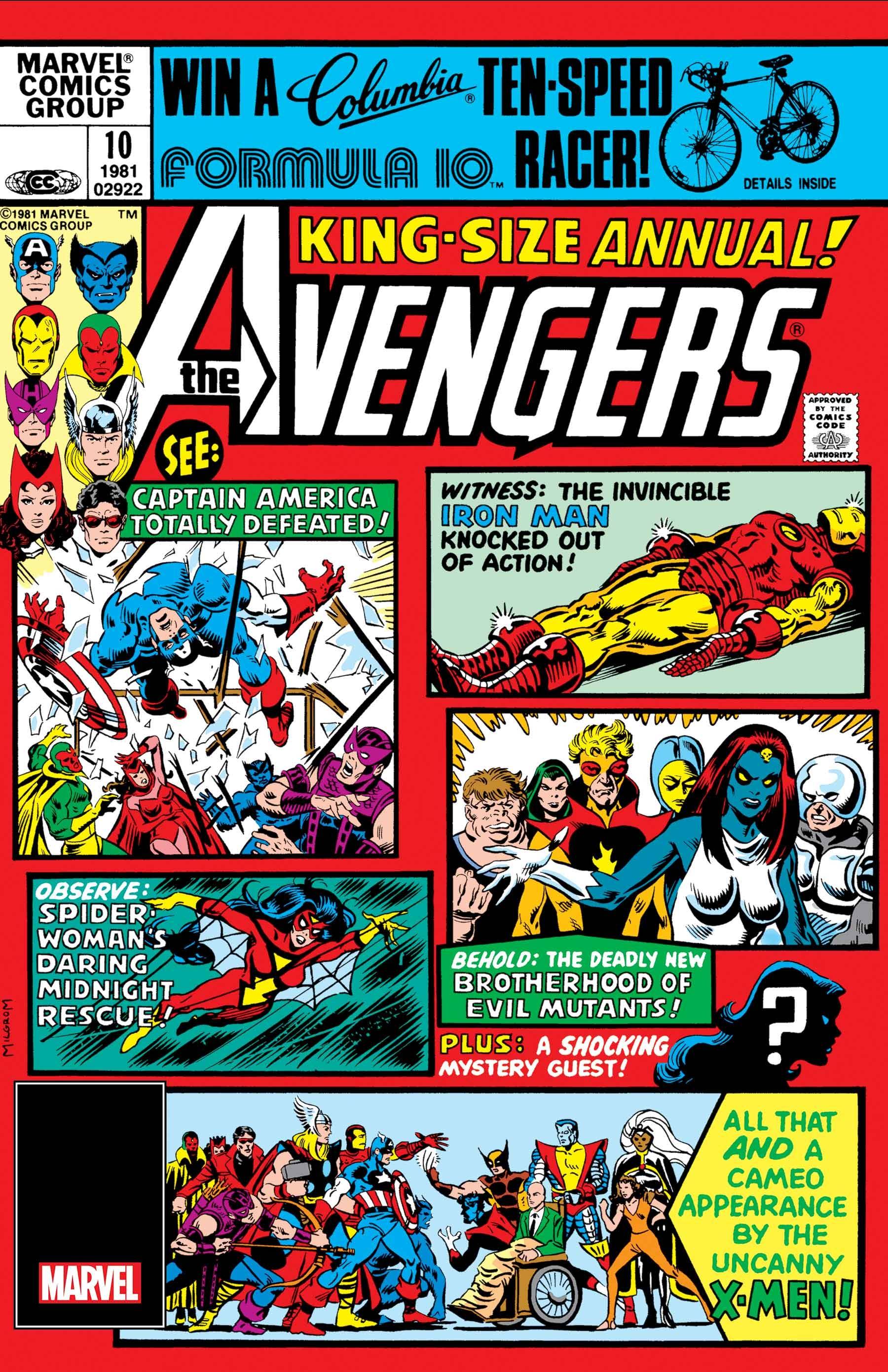 Marvel Comics - Avengers Annual 010 Facsimile Edition (Cond. VF-) 21763