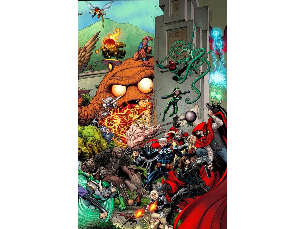 Marvel Comics - Avengers Standoff Pleasant Hill Omega 001 Connecting Variant (Cond. VF-) 17812