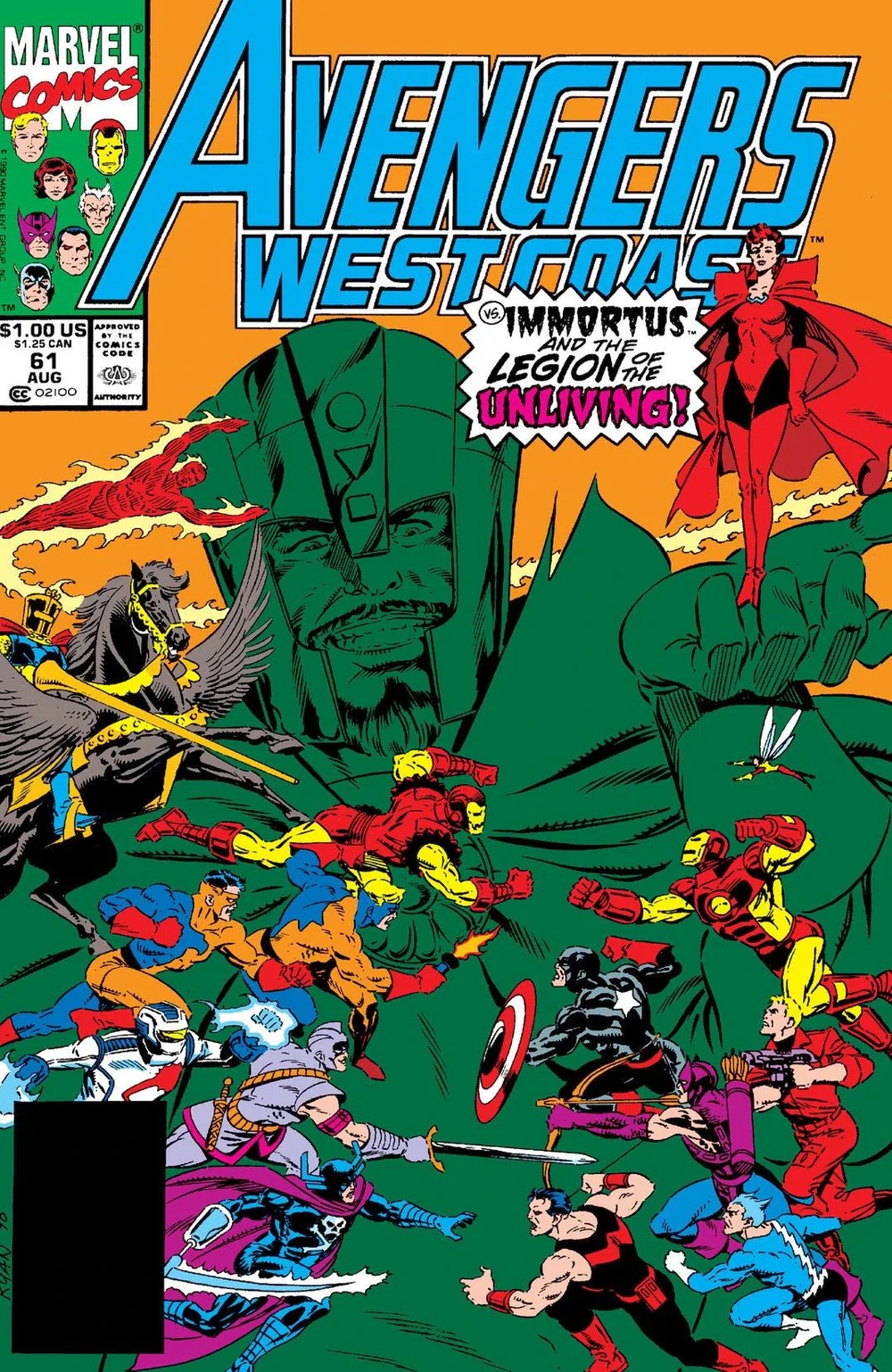Marvel Comics - Avengers West Coast (1985) 061 (Cond. VG+) 21995