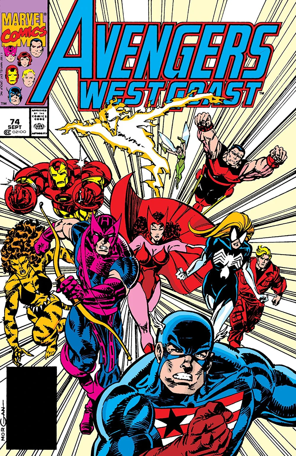 Marvel Comics - Avengers West Coast (1985) 074 (Cond. VG/FN) 21992