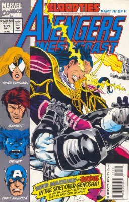 Marvel Comics - Avengers West Coast (1985) 101 (Cond. VG) 21982