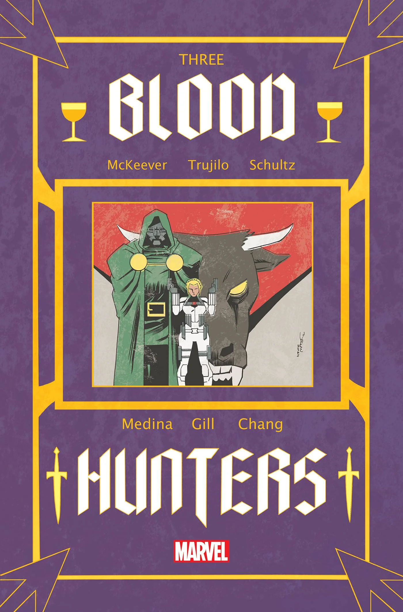 Marvel Comics - Blood Hunters 003 Delcan Shalvey Book Cover Variant Edition (Cond VF-) 22289