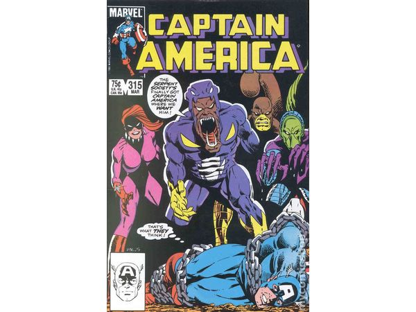 Marvel Comics - Captain America (1968 1st Series) 315 (Cond. VF-) - 7292