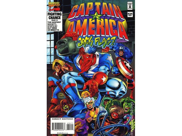 Marvel Comics - Captain America (1968 1st Series) 434 (Cond. VF-) - 7303