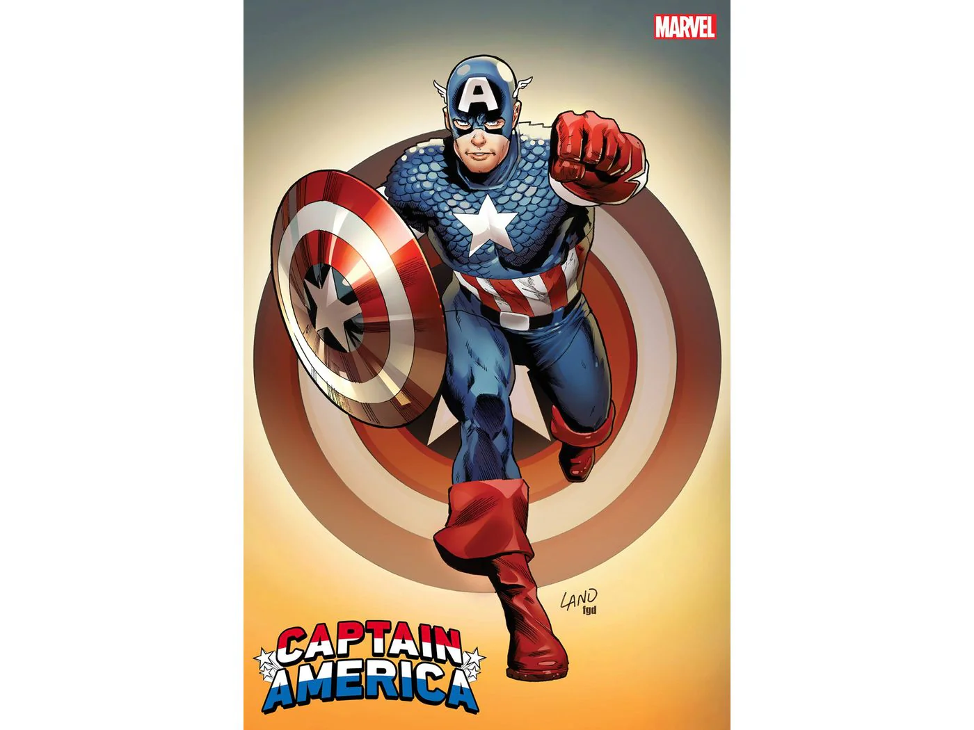 Marvel Comics - Captain America Finale 001 (Cond. VF-) Greg Land Variant - 18427