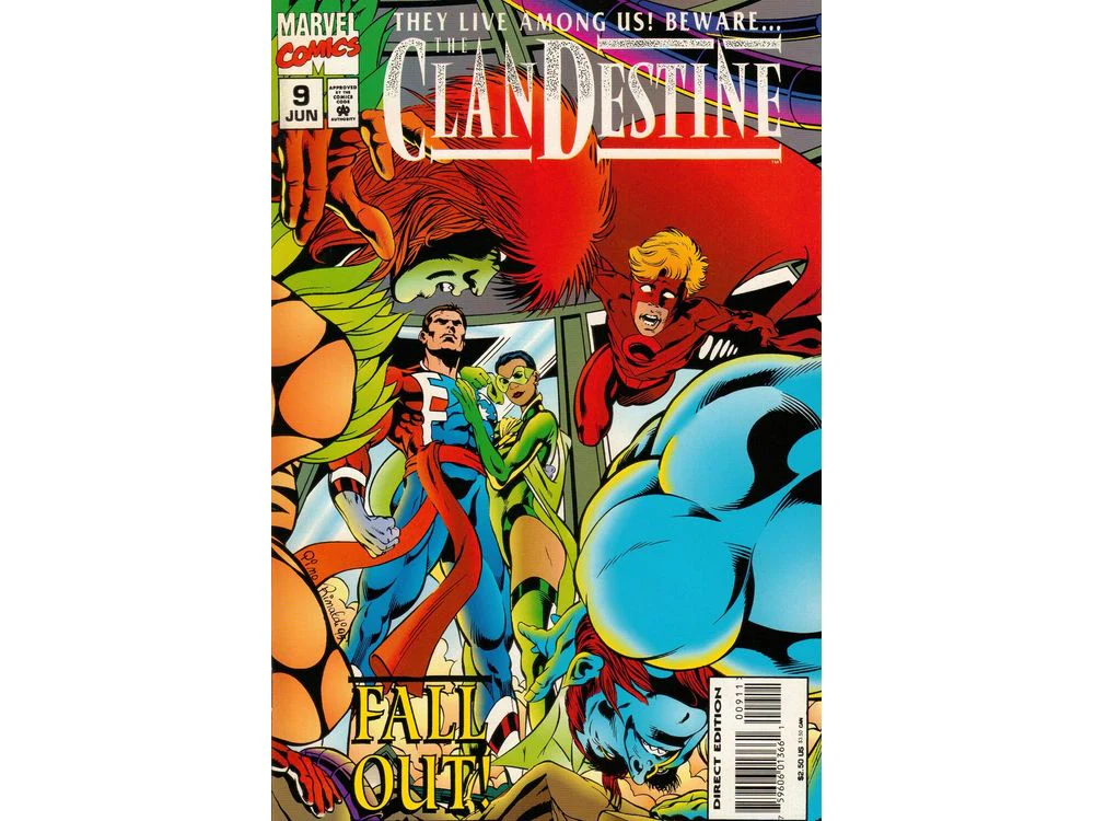 Marvel Comics - Clandestine (1994 1st Series) 009 (Cond. FN+) 20312
