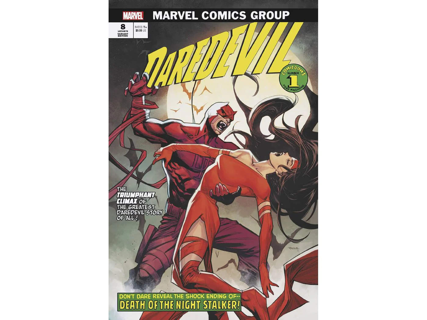 Marvel Comics - Daredevil 008 (2023) (Cond. VF-) Vampire Variant - 21410