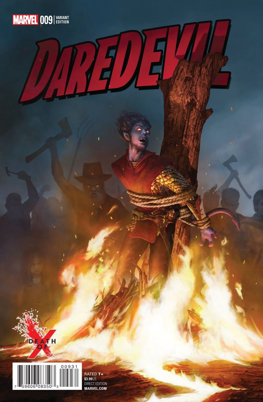 Marvel Comics - Daredevil (2016 5th Series) 009 - Death of X Variant Edition (Cond. FN) - 1545