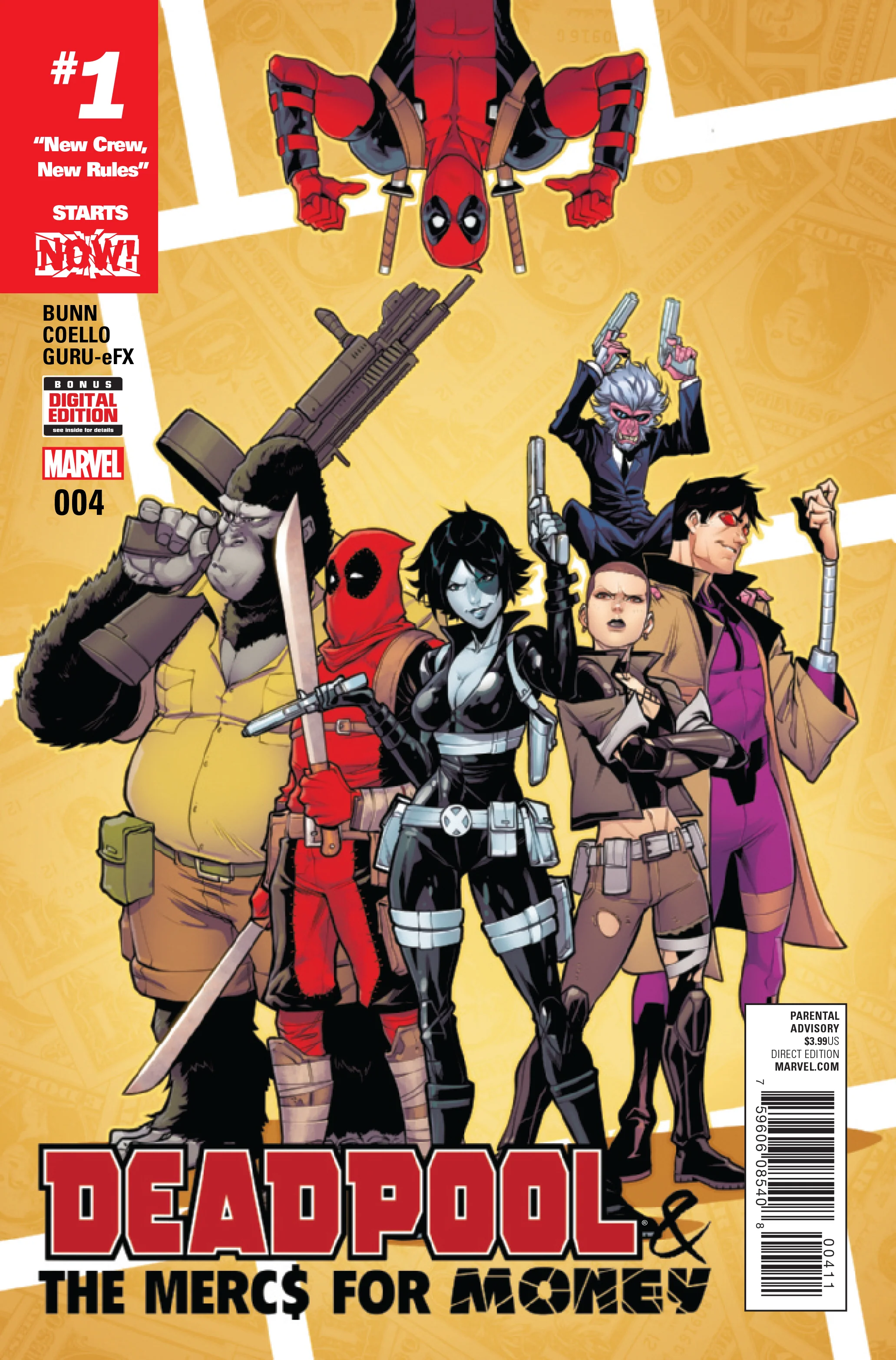 Marvel Comics - Deadpool & the Mercs for Money (2016) 004 (Cond. FN+) - 0351