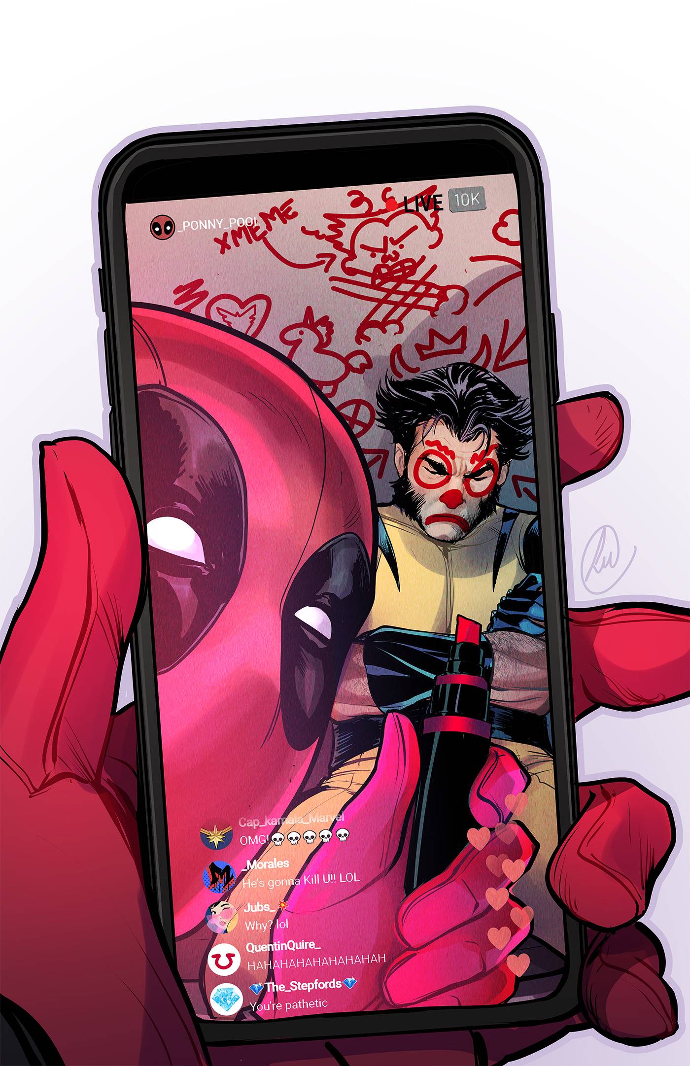 Marvel Comics - Deadpool and Wolverine WWIII 003 Werneck Stormbreakers Variant Edition (Cond. VF) - 22419