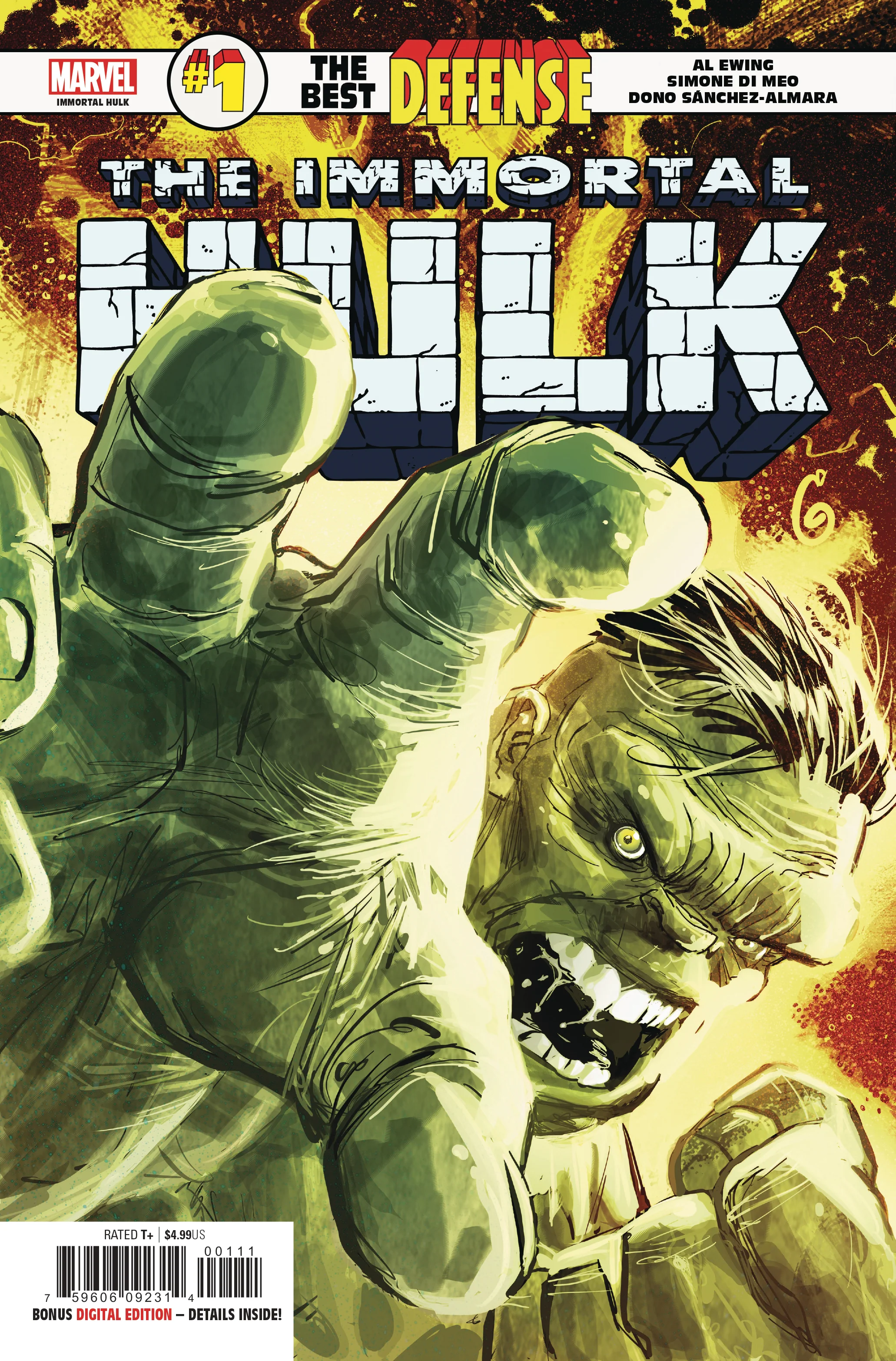 Marvel Comics - Defenders Immortal Hulk (2018) 001 (Cond. VF-) - 22489