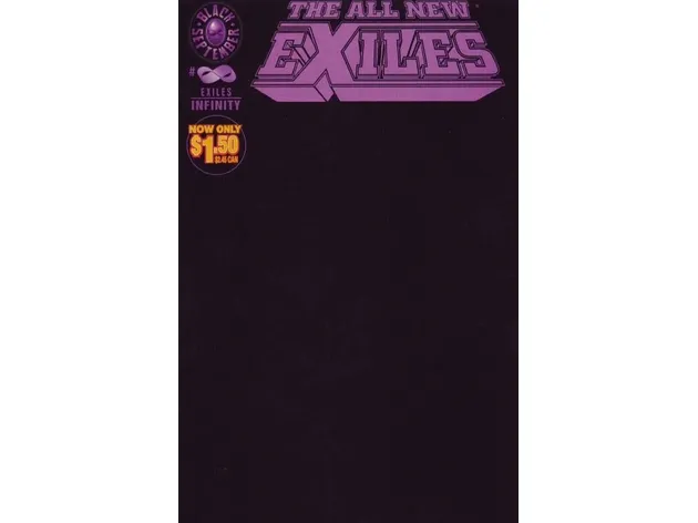 Marvel Comics - Exiles Infinity (1995) 001 - CVR B Black Variant Edition (Cond. VF-) - 19265