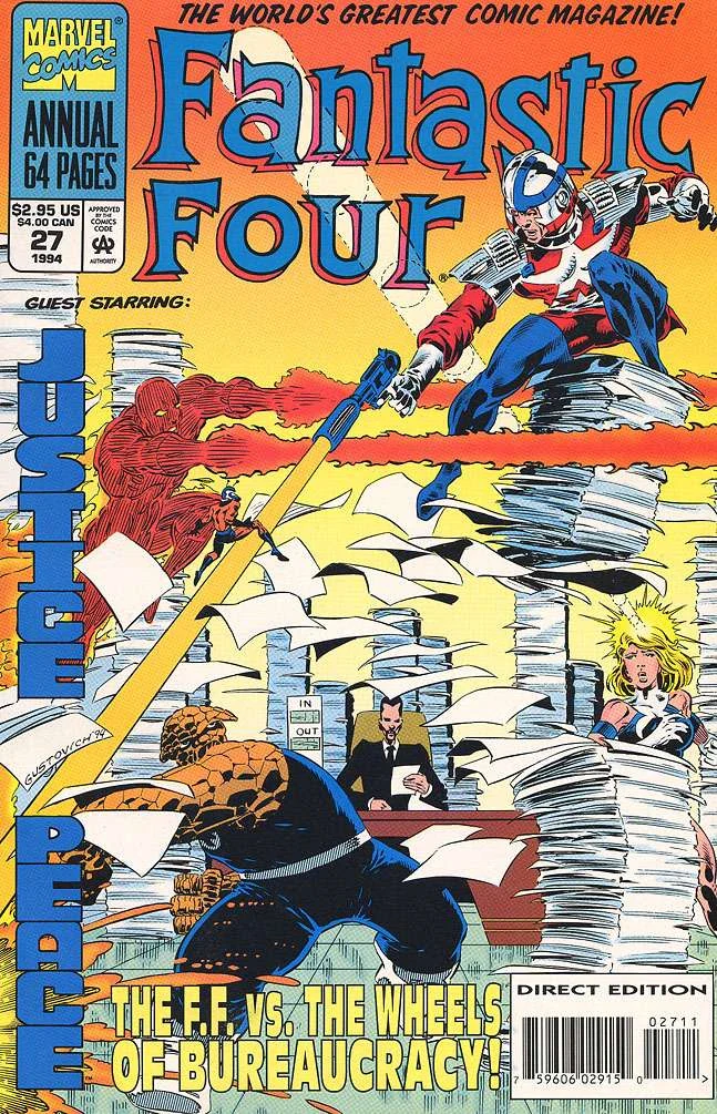 Marvel Comics - Fantastic Four (1961 1st Series) Annual 027 (Cond. FN-) 21685