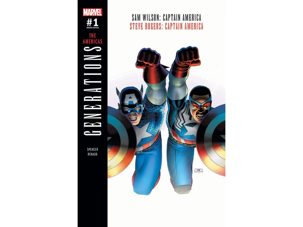 Marvel Comics - Generations Captain America & Captain America 001 Cassady Variant (Cond. VF-) 19005
