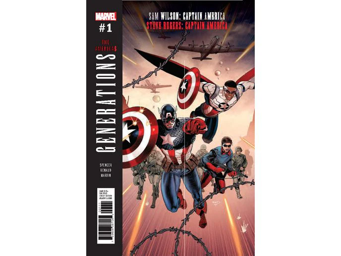Marvel Comics - Generations Captain America & Captain America 001 (Cond. VF-) 19004