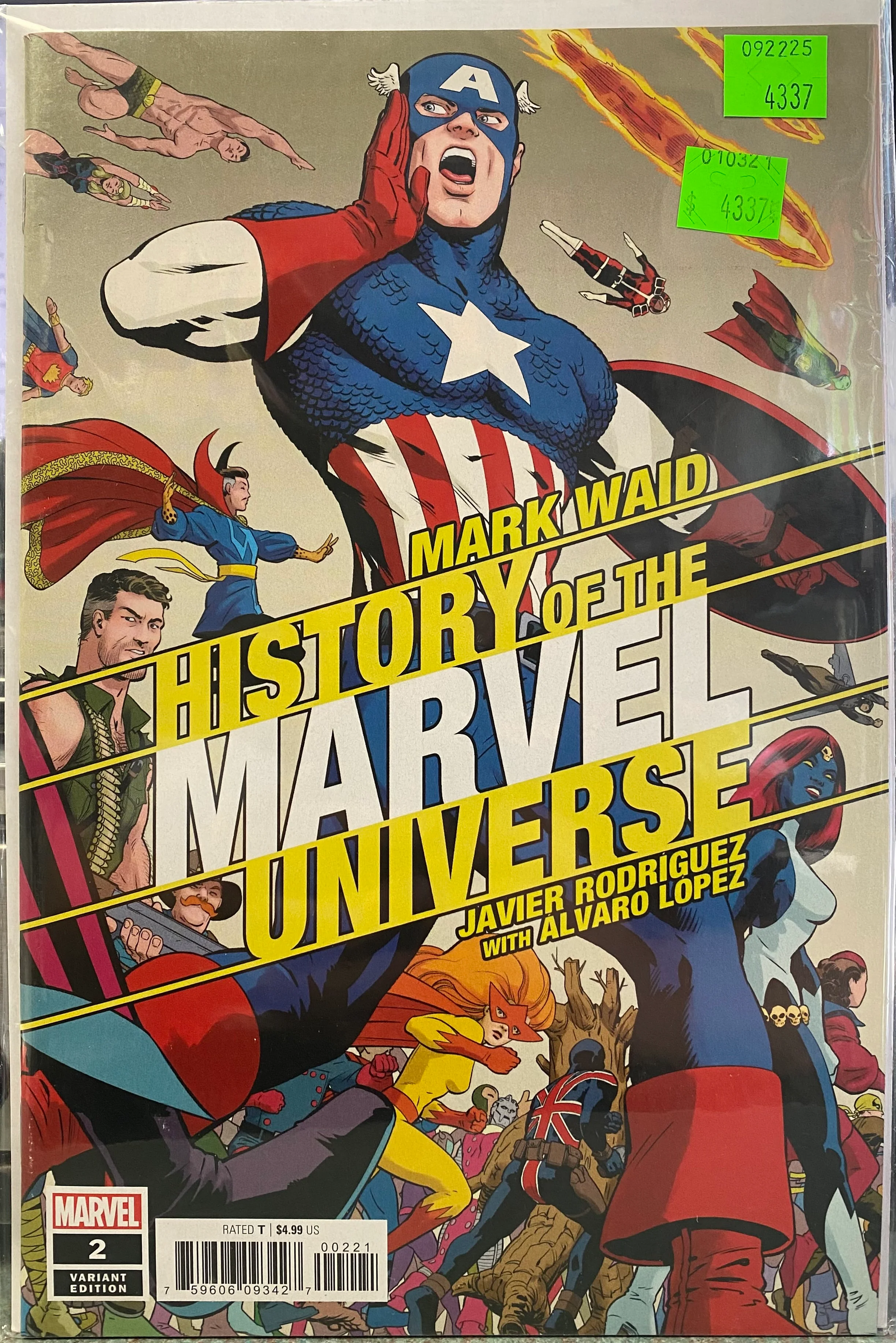 Marvel Comics - History of Marvel Universe (2019) 002 of 6 - Cover B Rodriguez Variant Edition (Cond. FN+) - 4337