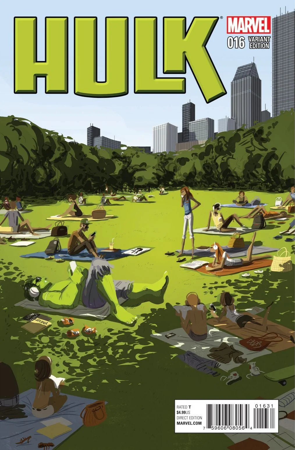 Marvel Comics - Hulk (2014 2nd Series) 016 - Cover C NYC Variant Edition (Cond. FN) - 1291