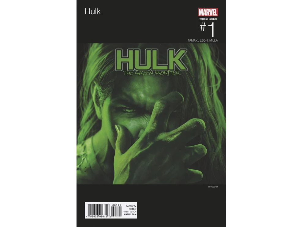 Marvel Comics - Hulk (2016) 001 - Rahzillah Hip-Hop Variant Edition (Cond. VF-) - 18723