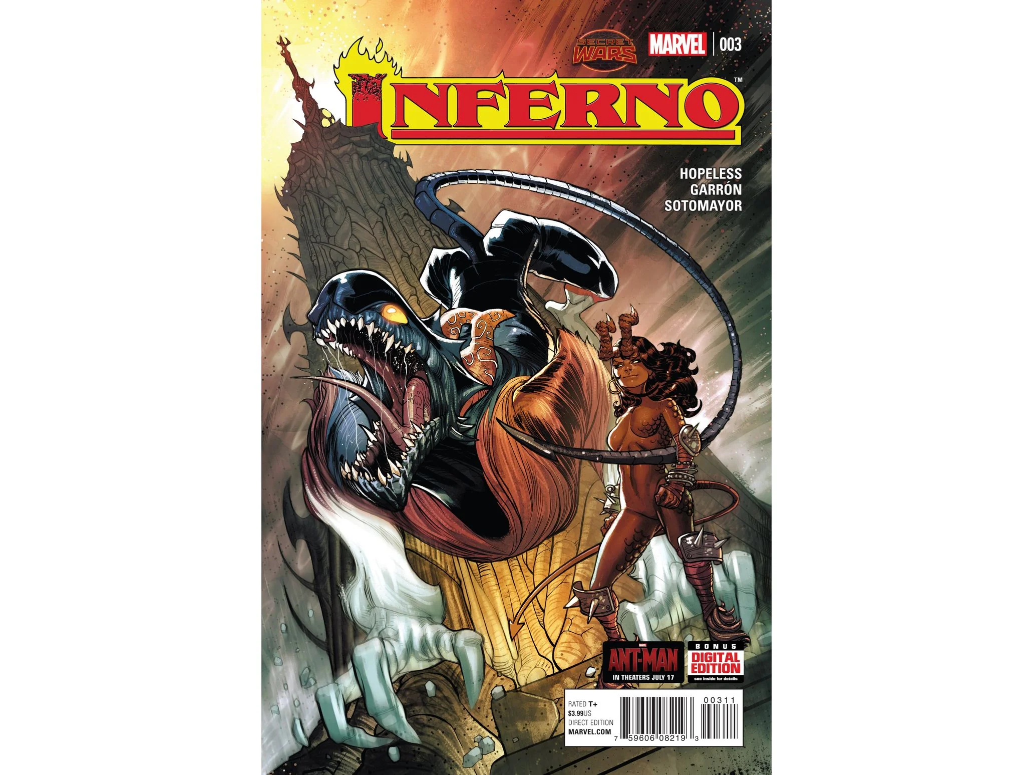 Marvel Comics - Inferno 003 (Secret Wars) - (Cond. VF-) - 17227