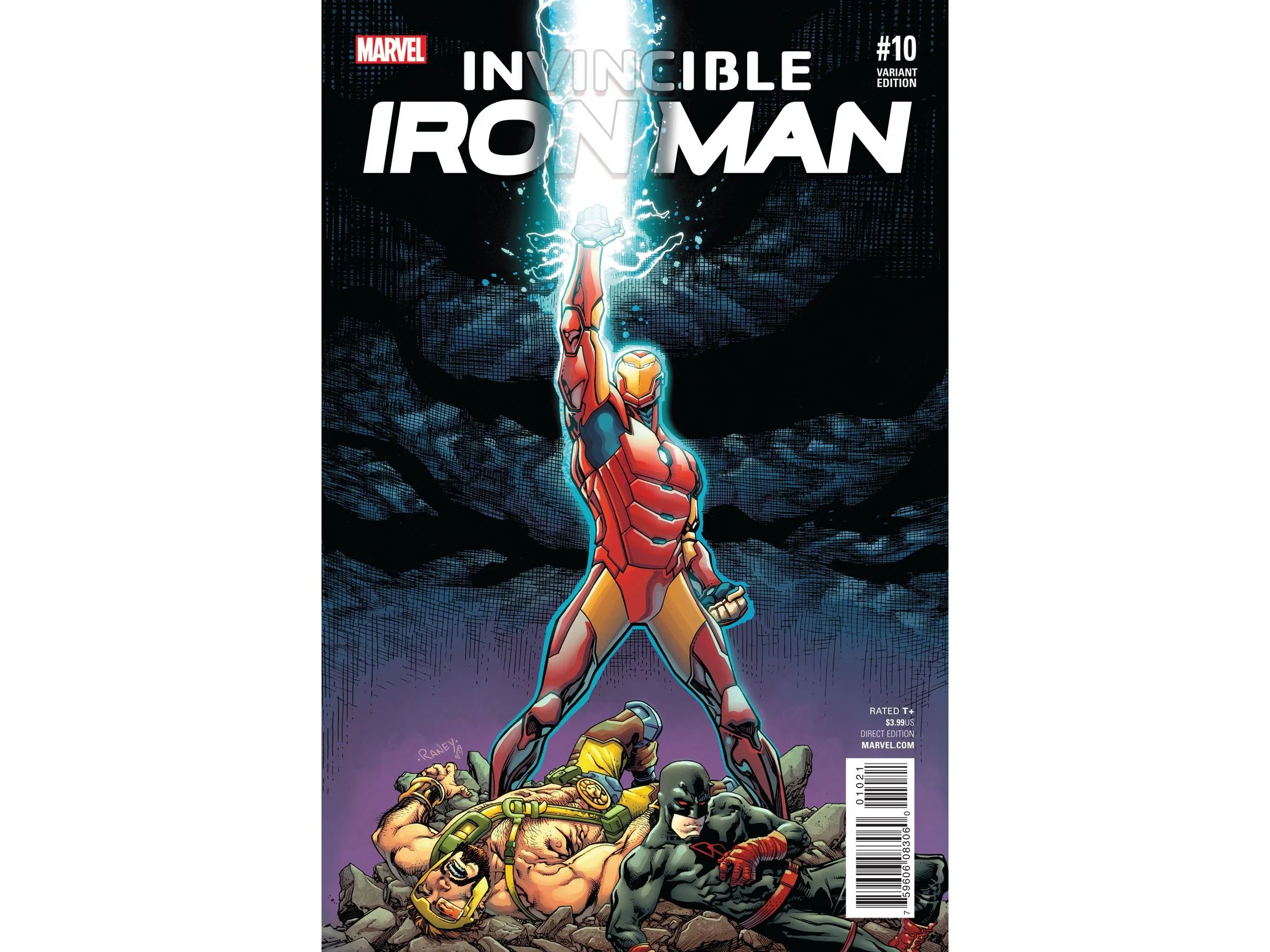 Marvel Comics - Invincible Iron Man (2015 2nd Series) 010 - Civil War Reenactment Variant Edition (Cond. FN-) - 0981