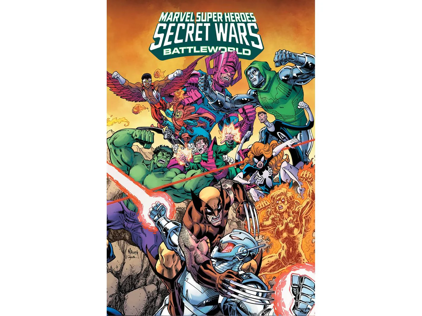 Marvel Comics - Marvel Super Heroes Secret Wars Battleworld 003 (Cond. VF-) Connecting Variant - 20937