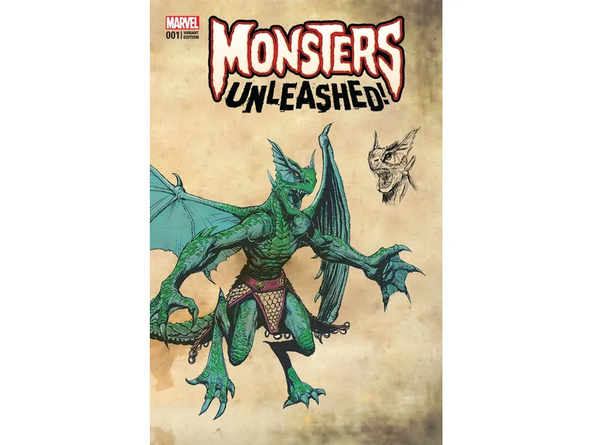 Marvel Comics - Monsters Unleashed (2017 1st Series) 001 - CVR E McNiven Variant Edition (Cond. VF-) - 18668