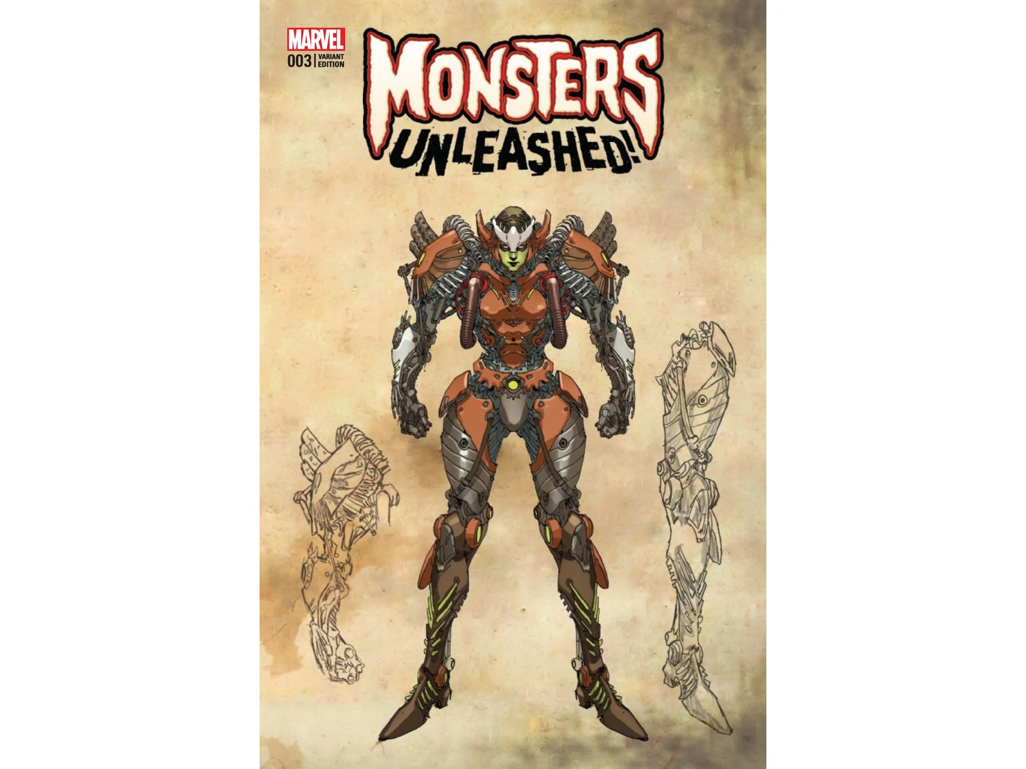 Marvel Comics - Monsters Unleashed (2017 1st Series) 003 - CVR E Yu Variant Edition (Cond. VF-) - 18679