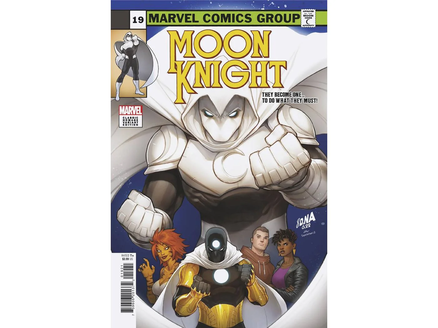 Marvel Comics - Moon Knight 019 (Cond. VF-) - Nakayama Classic Homage Variant Edition - 18634
