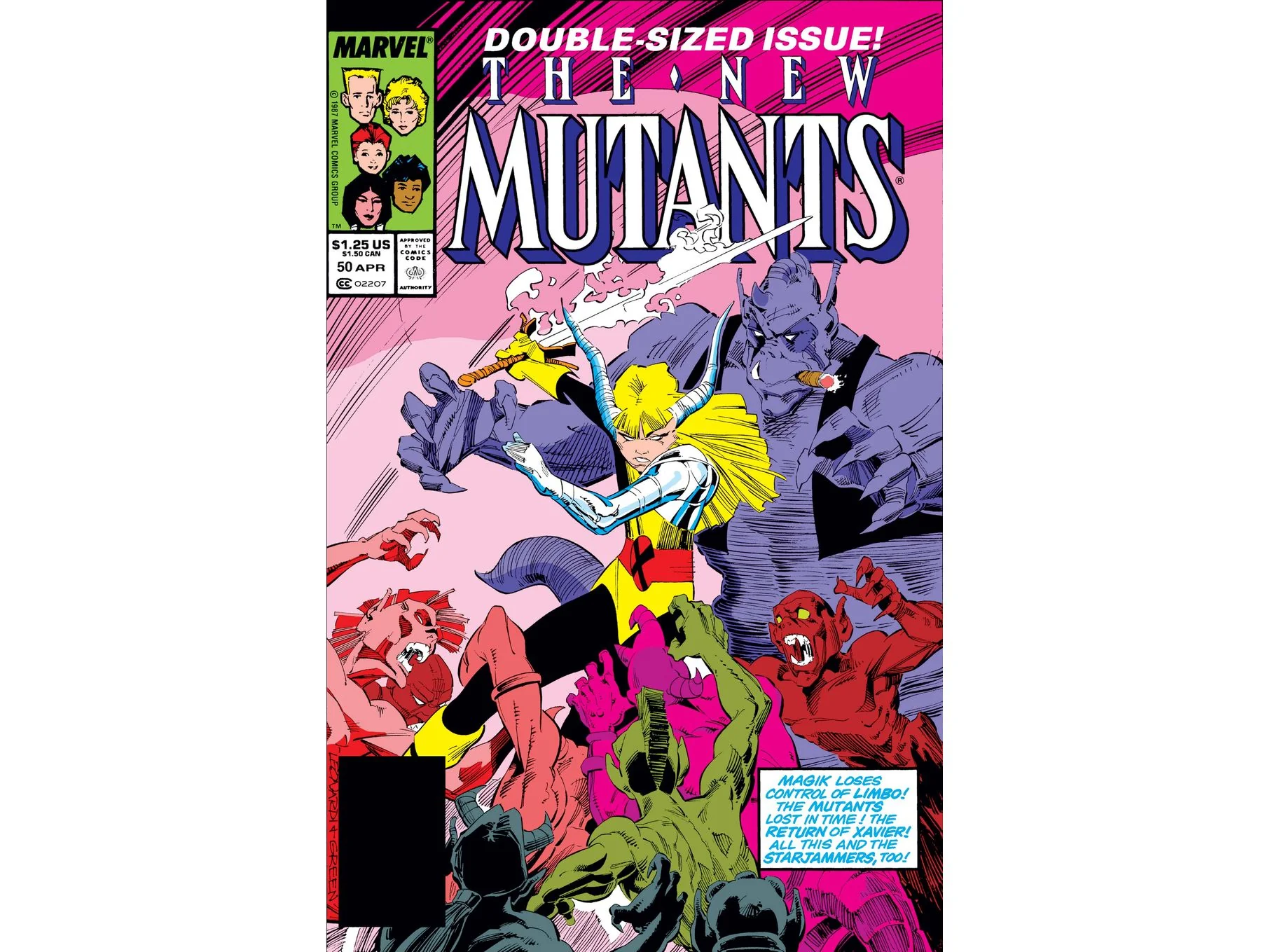 Marvel Comics - New Mutants (1983 1st Series) 050 (Cond. FN) - 0954