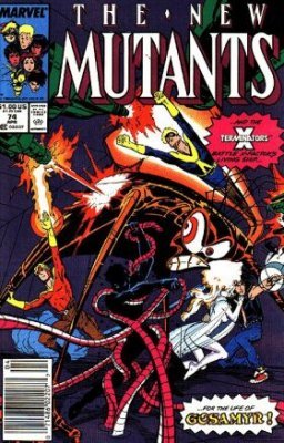 Marvel Comics - New Mutants 074 (1st Series 1983) 074 (Cond. FN) 21832
