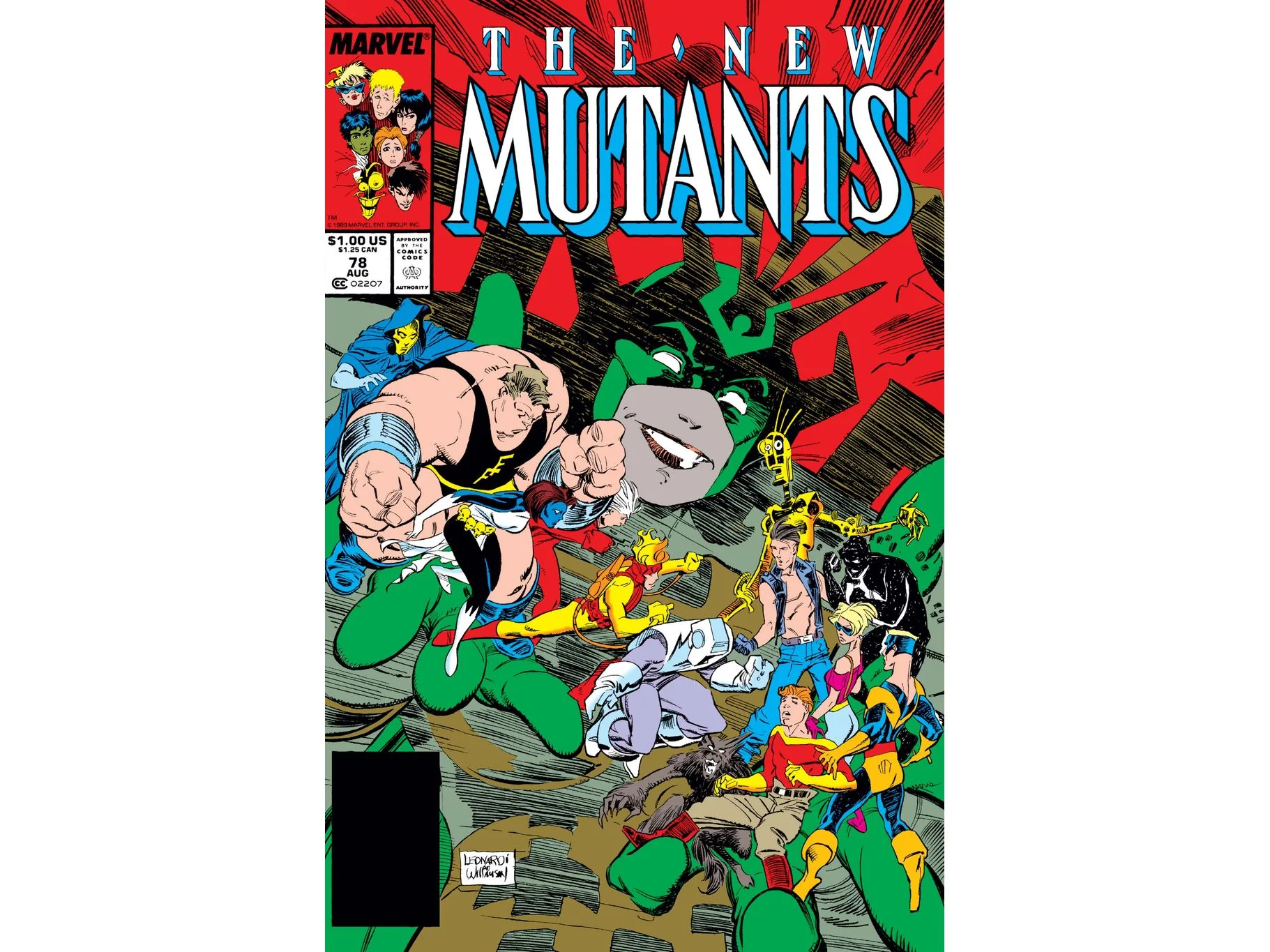 Marvel Comics - New Mutants (1983 1st Series) 078 (Cond. FN-) - 0972