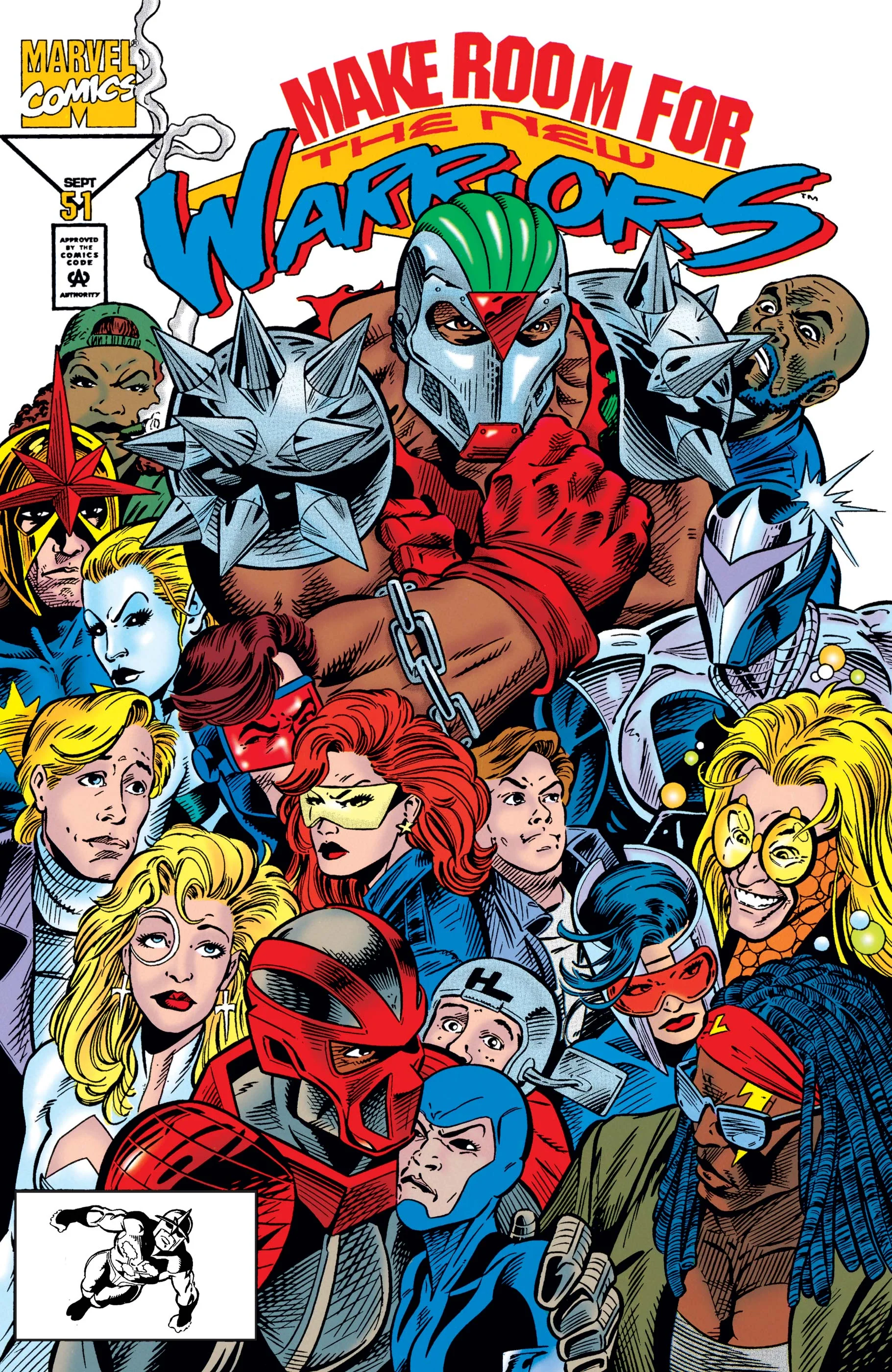 Marvel Comics - New Warriors (1990 1st Series) 051 (Cond. FN-) 21856