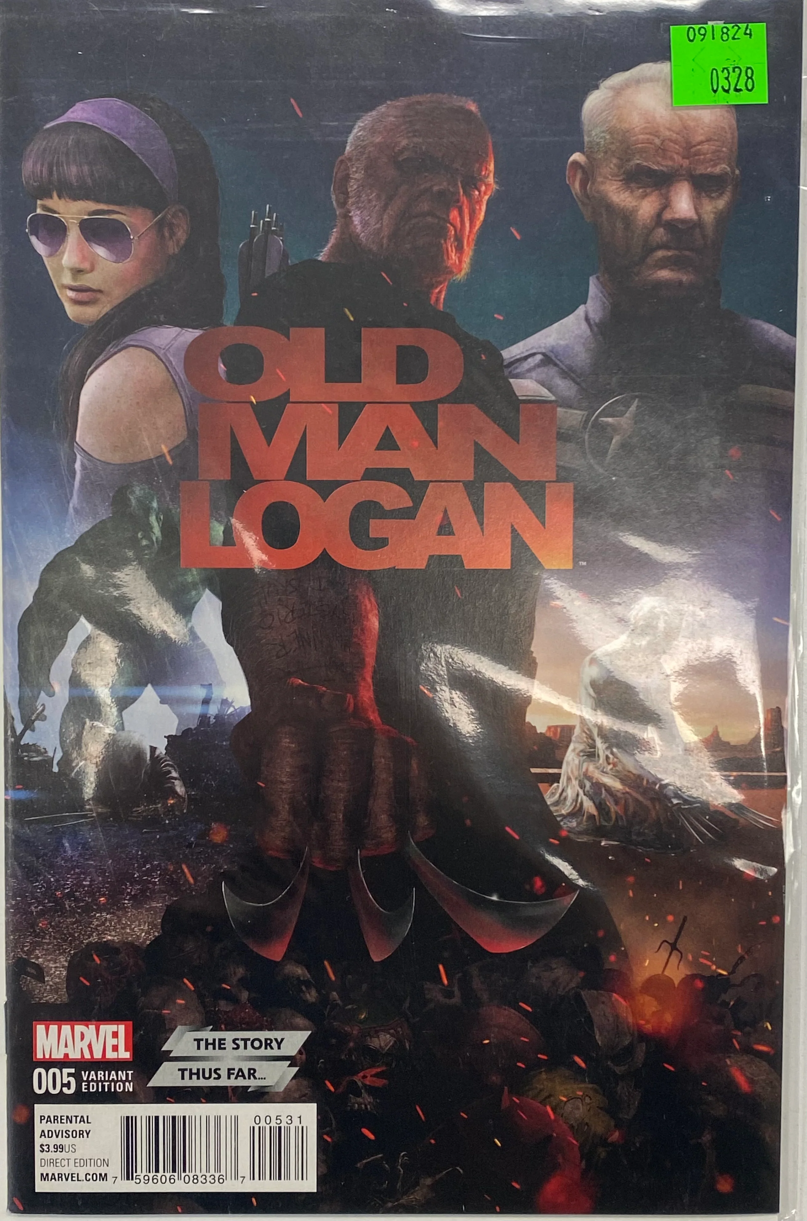 Marvel Comics - Old Man Logan (2016) 005 - Story Thus Far Variant Edition (Cond. FN+) - 0328