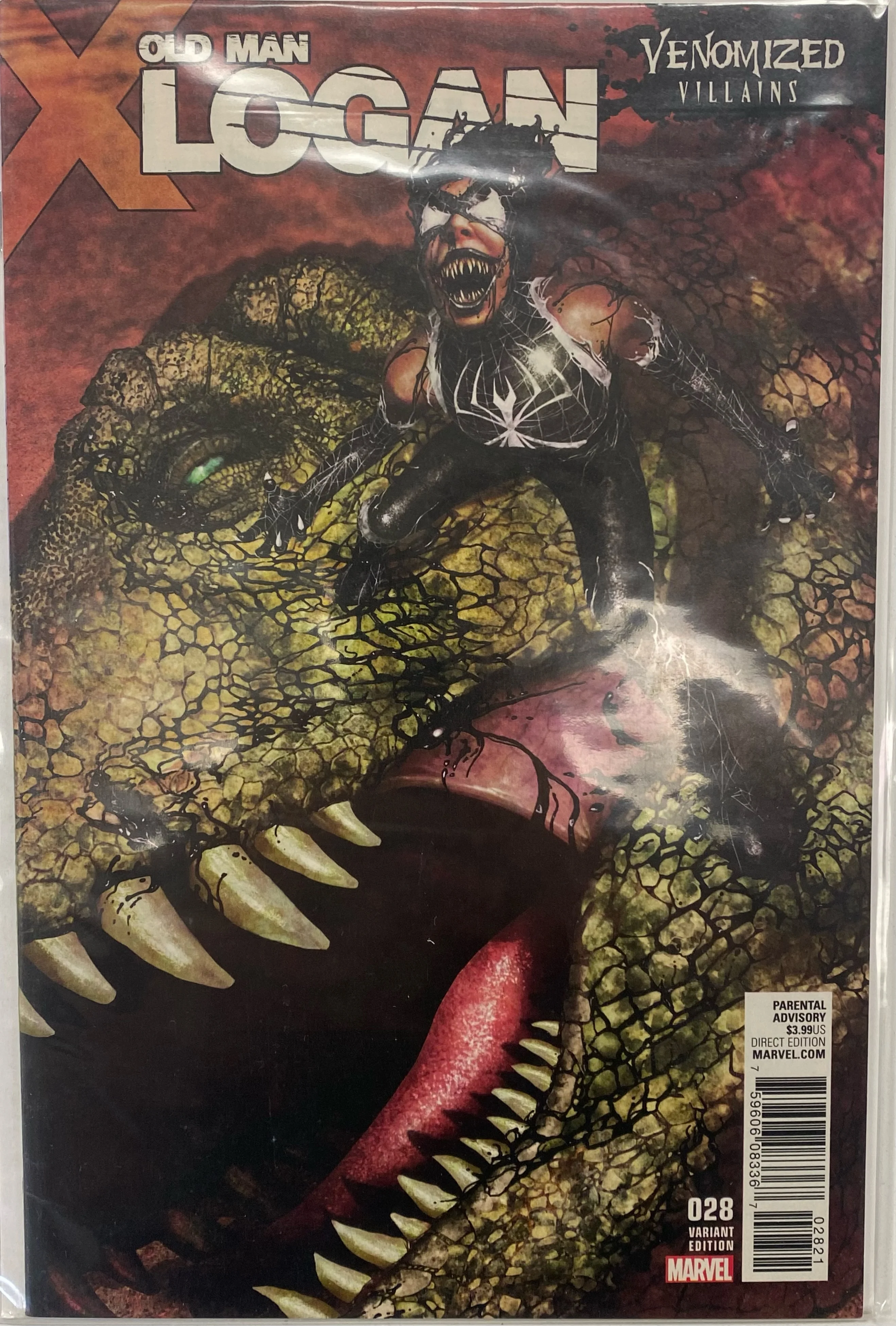 Marvel Comics - Old Man Logan (2016) 028 - Venomized Villains Variant Edition (Cond. FN+) - 0333