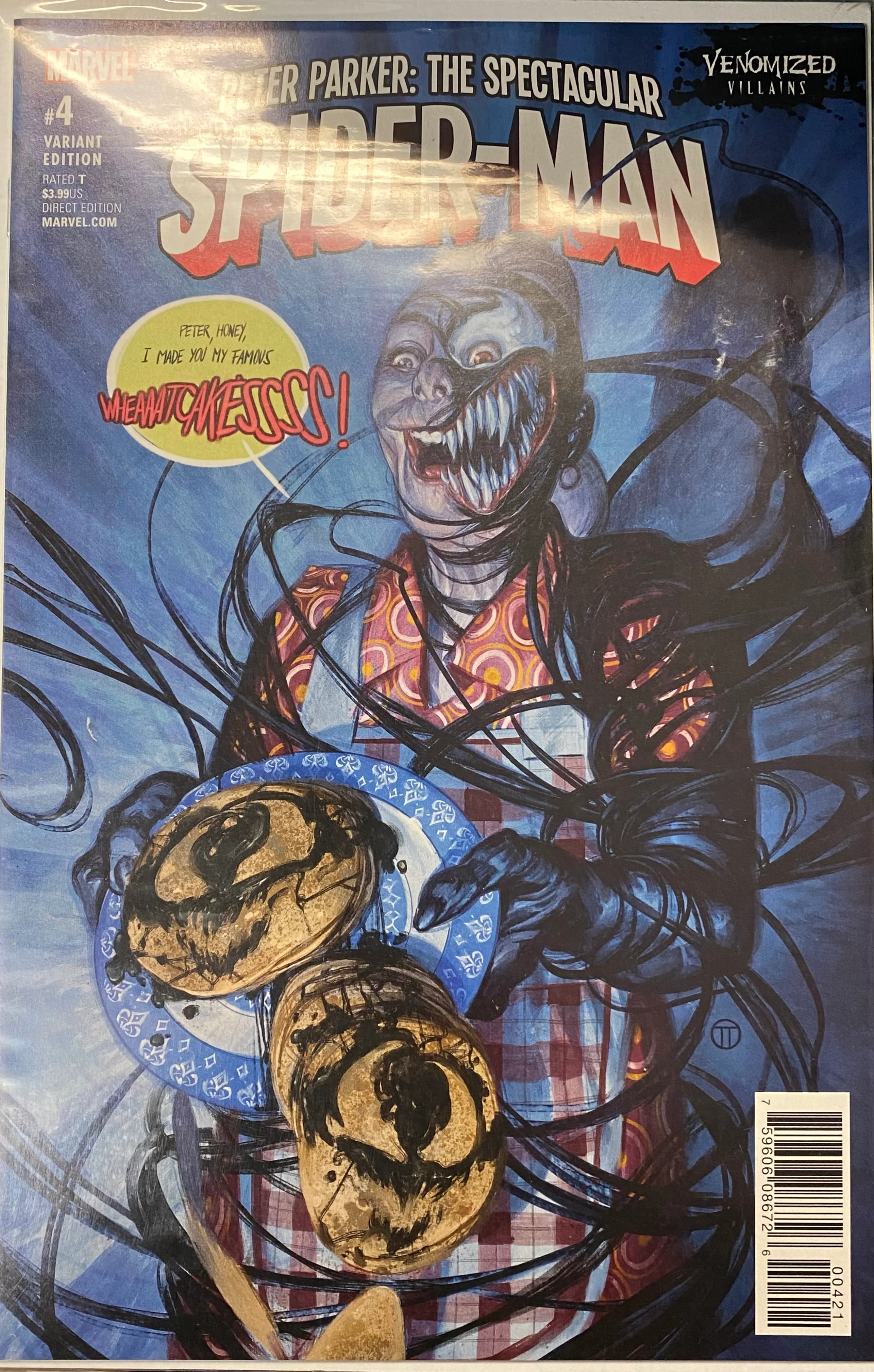 Marvel Comics - Peter Parker: The Spectacular Spider-Man (2017 1st Series) 004 - Venomized Villains Variant Edition (Cond. FN+) - 0263