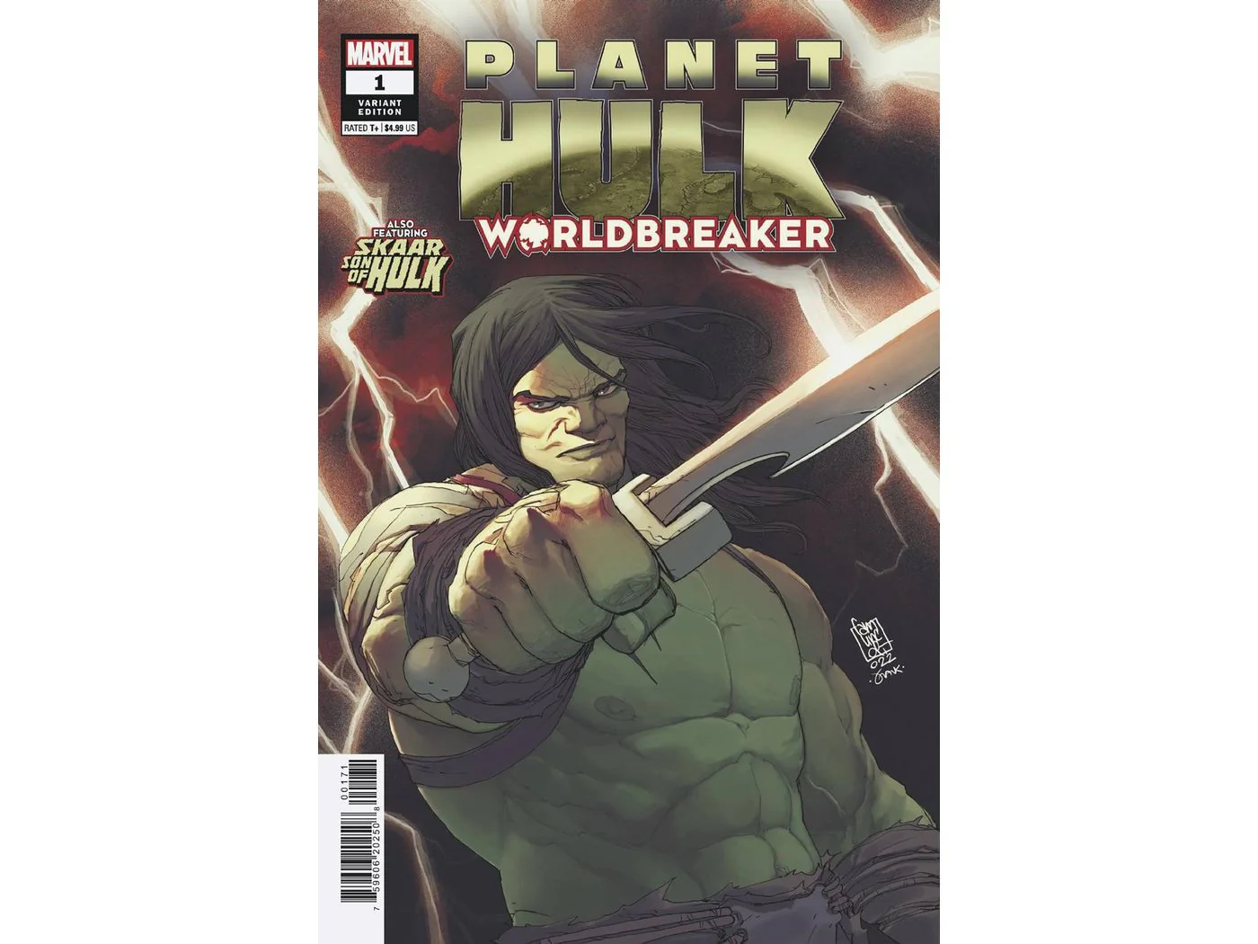 Marvel Comics - Planet Hulk Worldbreaker 001 of 5 (Cond. VF-) Camuncoli Skaar Variant - 18521