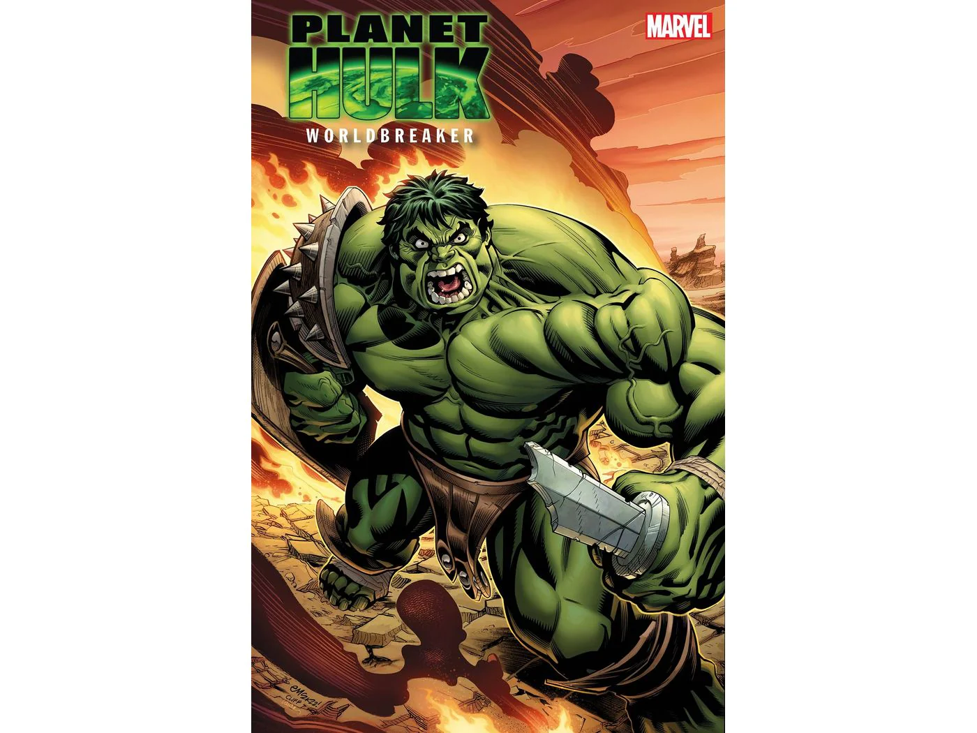 Marvel Comics - Planet Hulk Worldbreaker 003 of 5 (Cond. VF-) McGuiness Variant - 18542