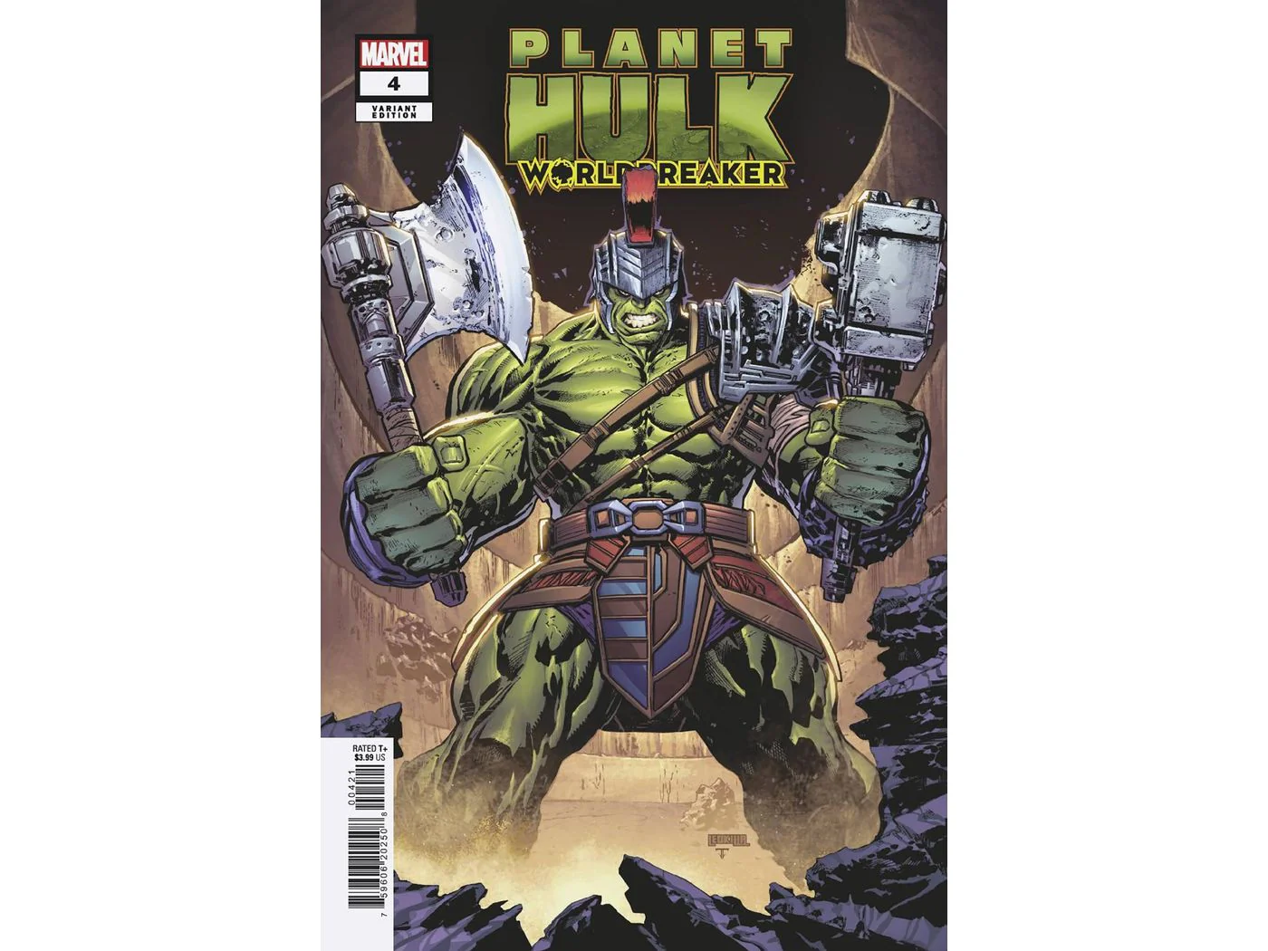 Marvel Comics - Planet Hulk Worldbreaker 004 of 5 (Cond. VF-) Lashley Variant - 18536