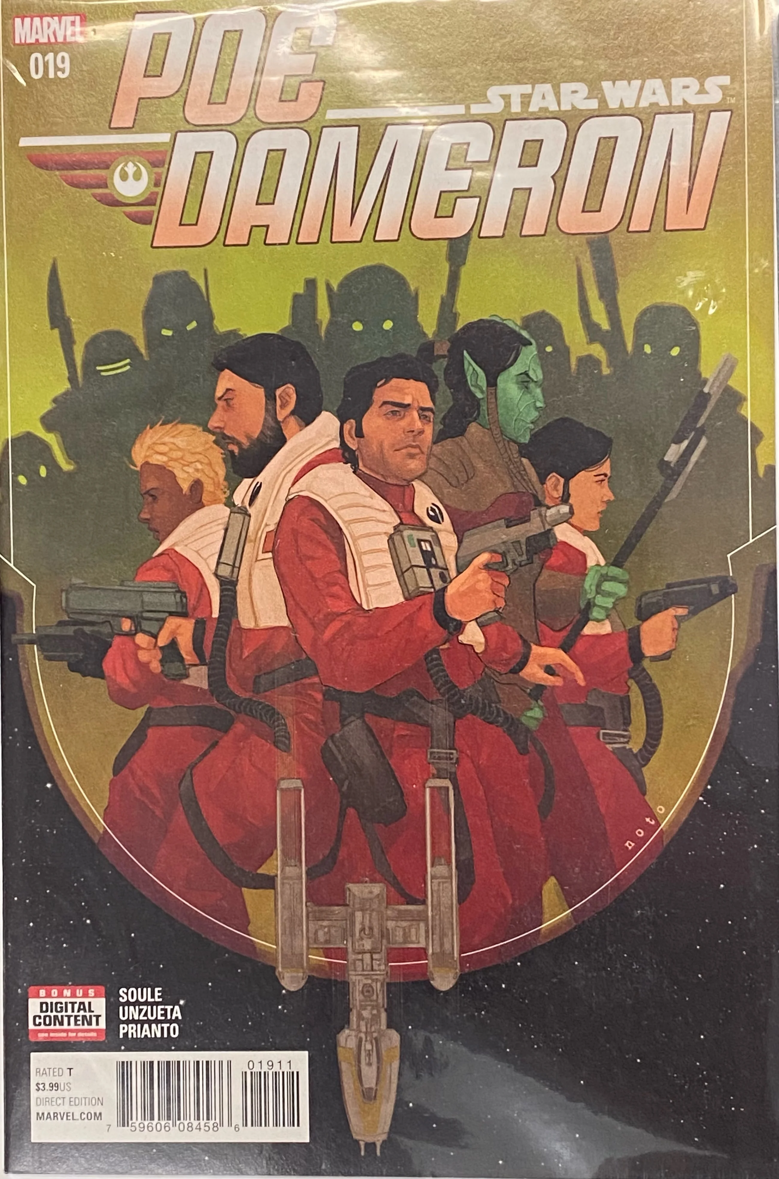 Marvel Comics - Poe Dameron (2016) 019 (Cond. FN+) - 0869