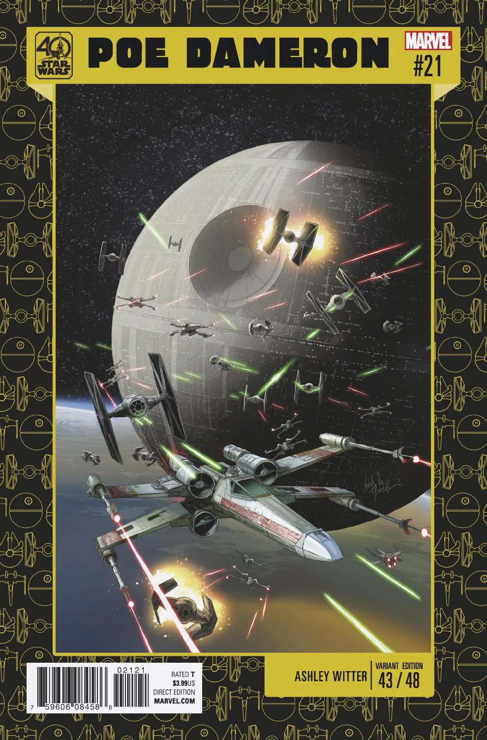 Marvel Comics - Poe Dameron (2016) 021 - Witter 40th Anniversary Variant Edition (Cond. FN) - 0874