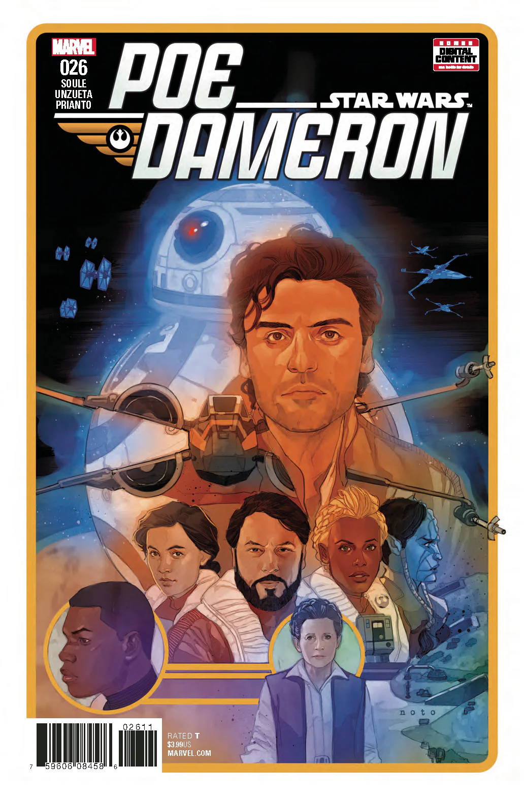 Marvel Comics - Poe Dameron (2016) 026 (Cond. FN+) - 0879