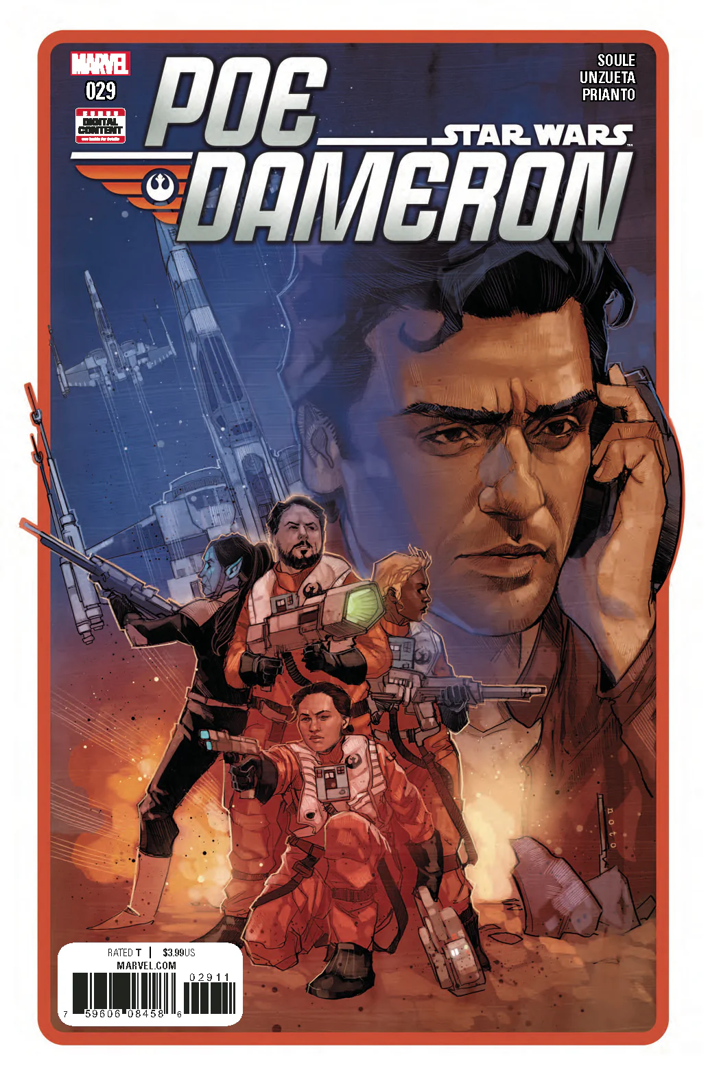 Marvel Comics - Poe Dameron (2016) 029 (Cond. FN) - 0882