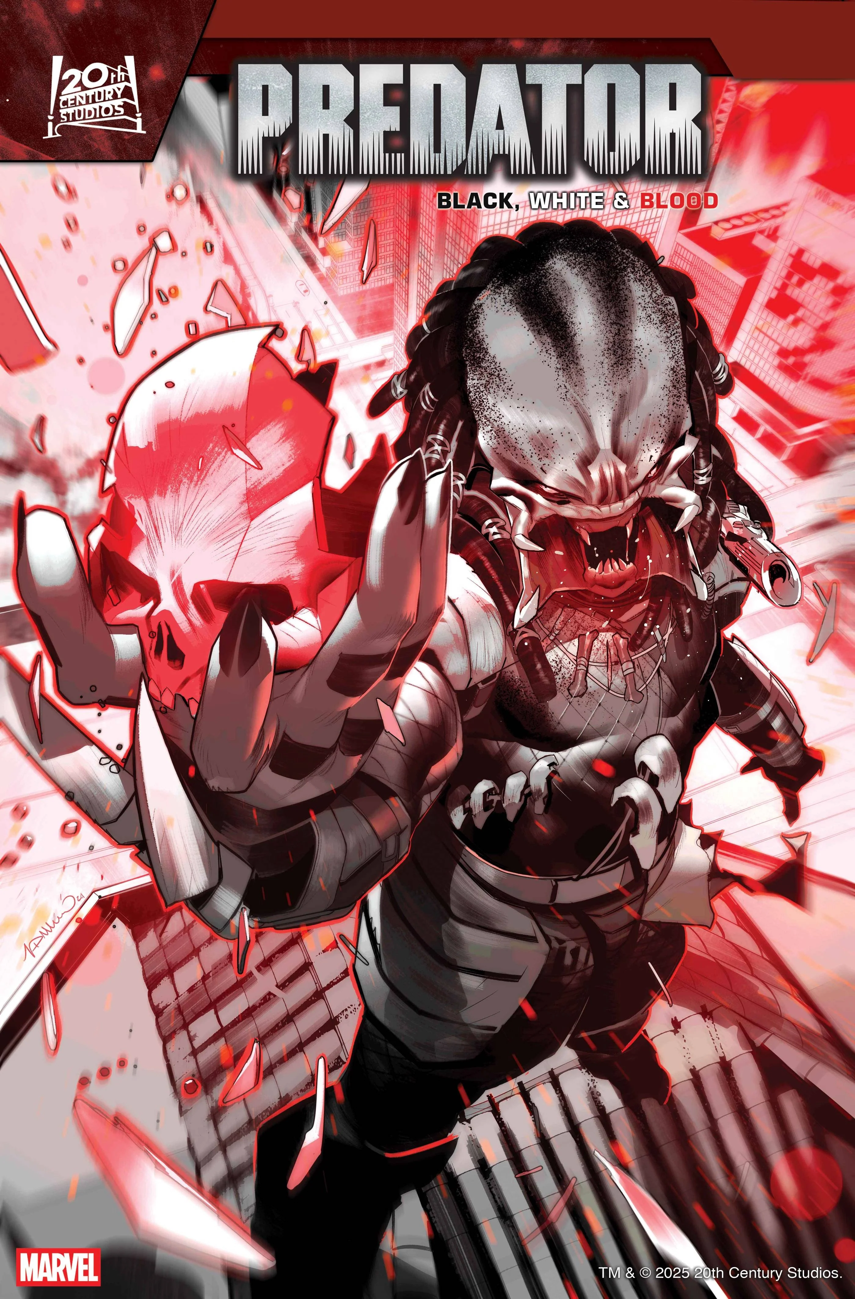 Marvel Comics - Predator Black White and Blood (2025) 001 of 4 (Cond. VF-) - 22893 - Image 2