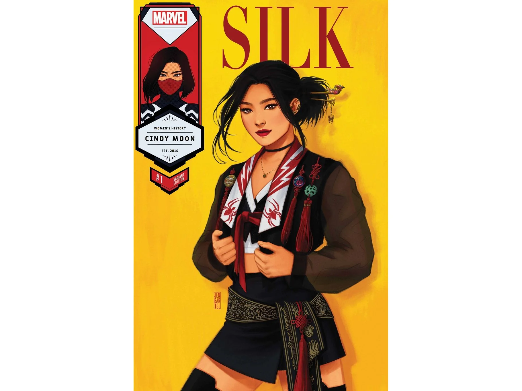 Marvel Comics - Silk 001 of 5 - Bartel Silk Womens History Month Variant Edition (Cond. VF-) - 5833