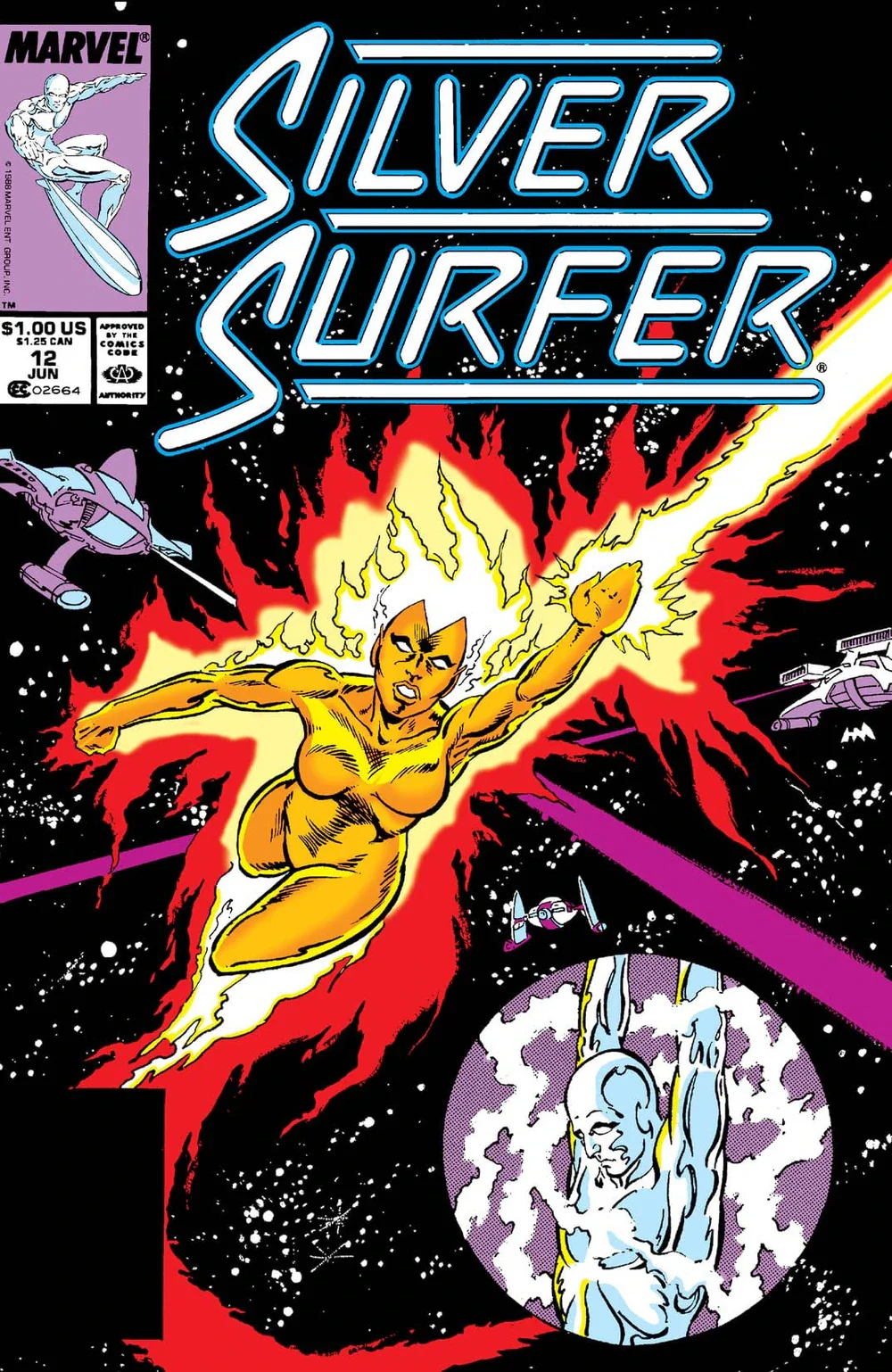 Marvel Comics - Silver Surfer (1987 2nd Series) 012 (Cond. FN) 21812