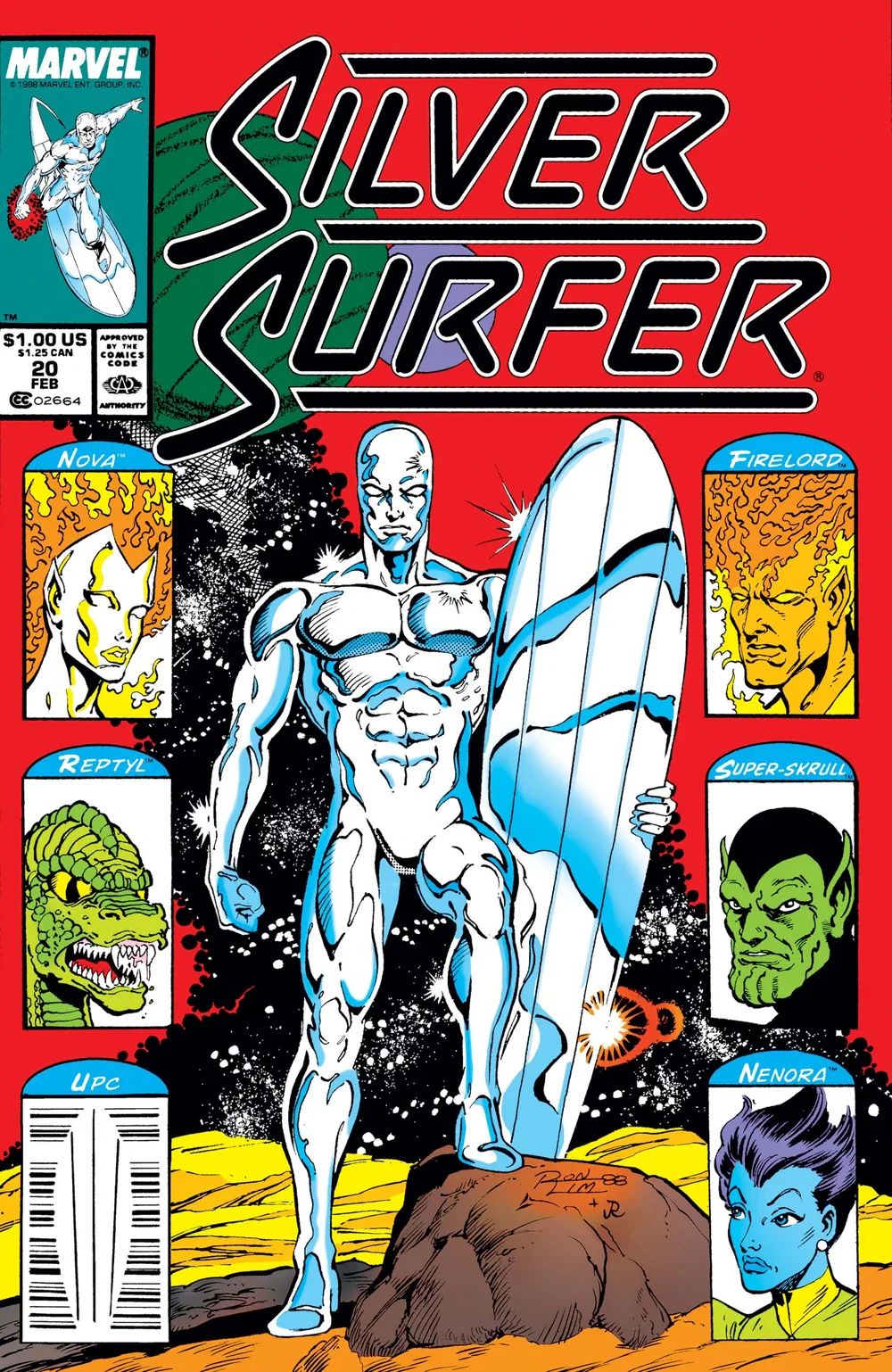 Marvel Comics - Silver Surfer (1987 2nd Series) 020 (Cond. FN-) 21811