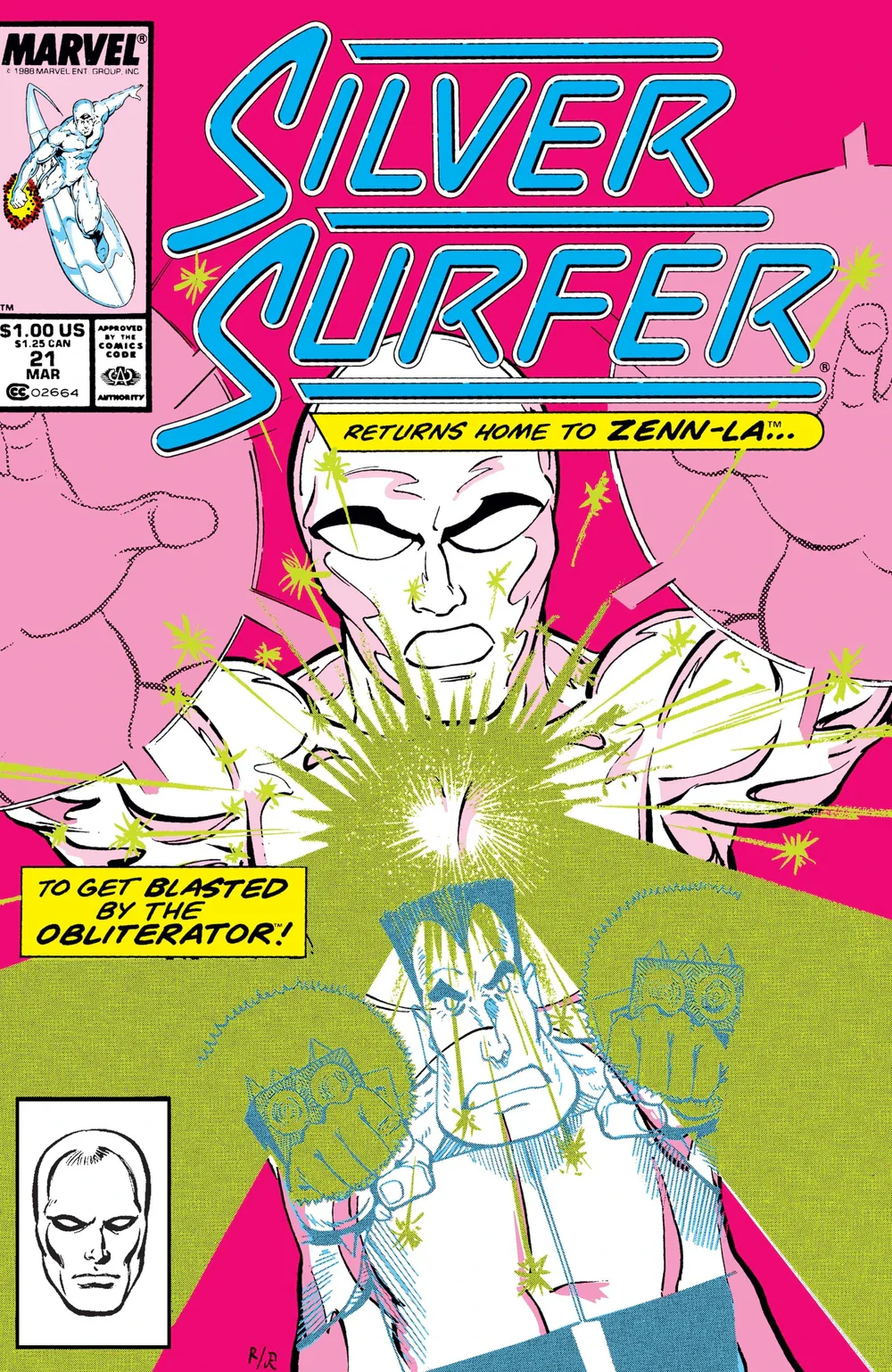 Marvel Comics - Silver Surfer (1987 2nd Series) 021 (Cond. FN-) 21810